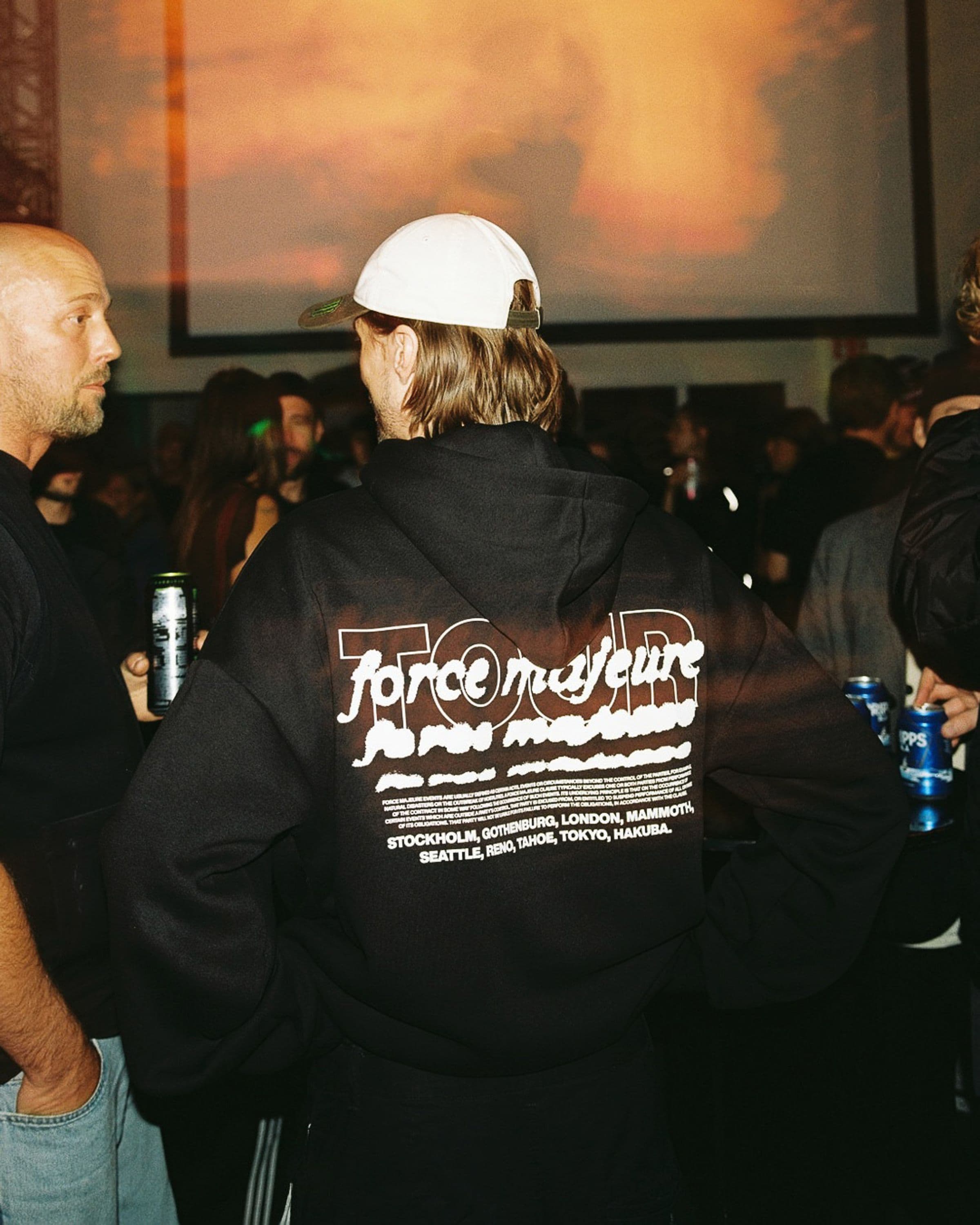 Streetwear clothing, force majure hoodie in black worn by KEVIN BÄCKSTRÖM, Beyond Medals, 2024,