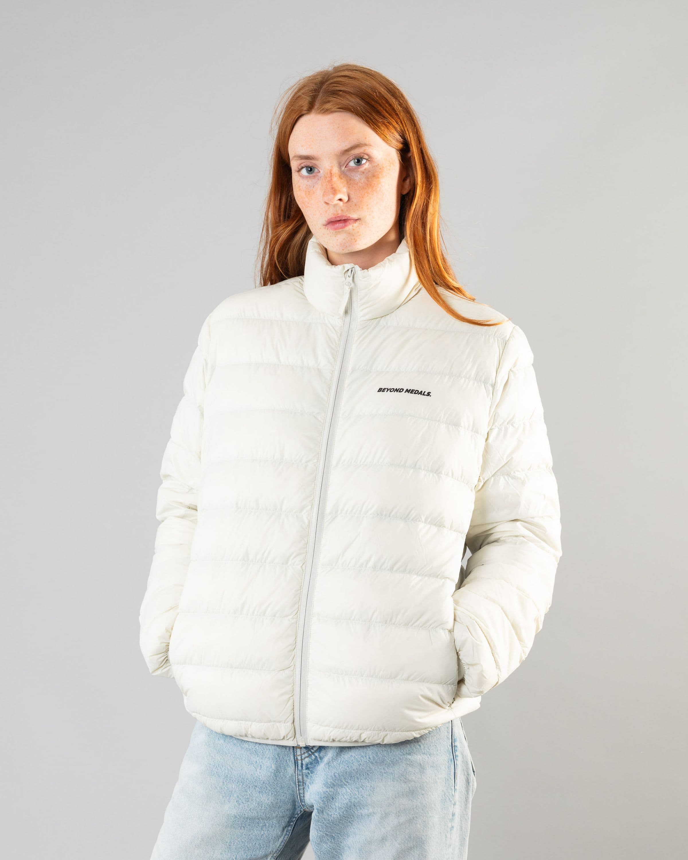 Packable Down Jacket Off White