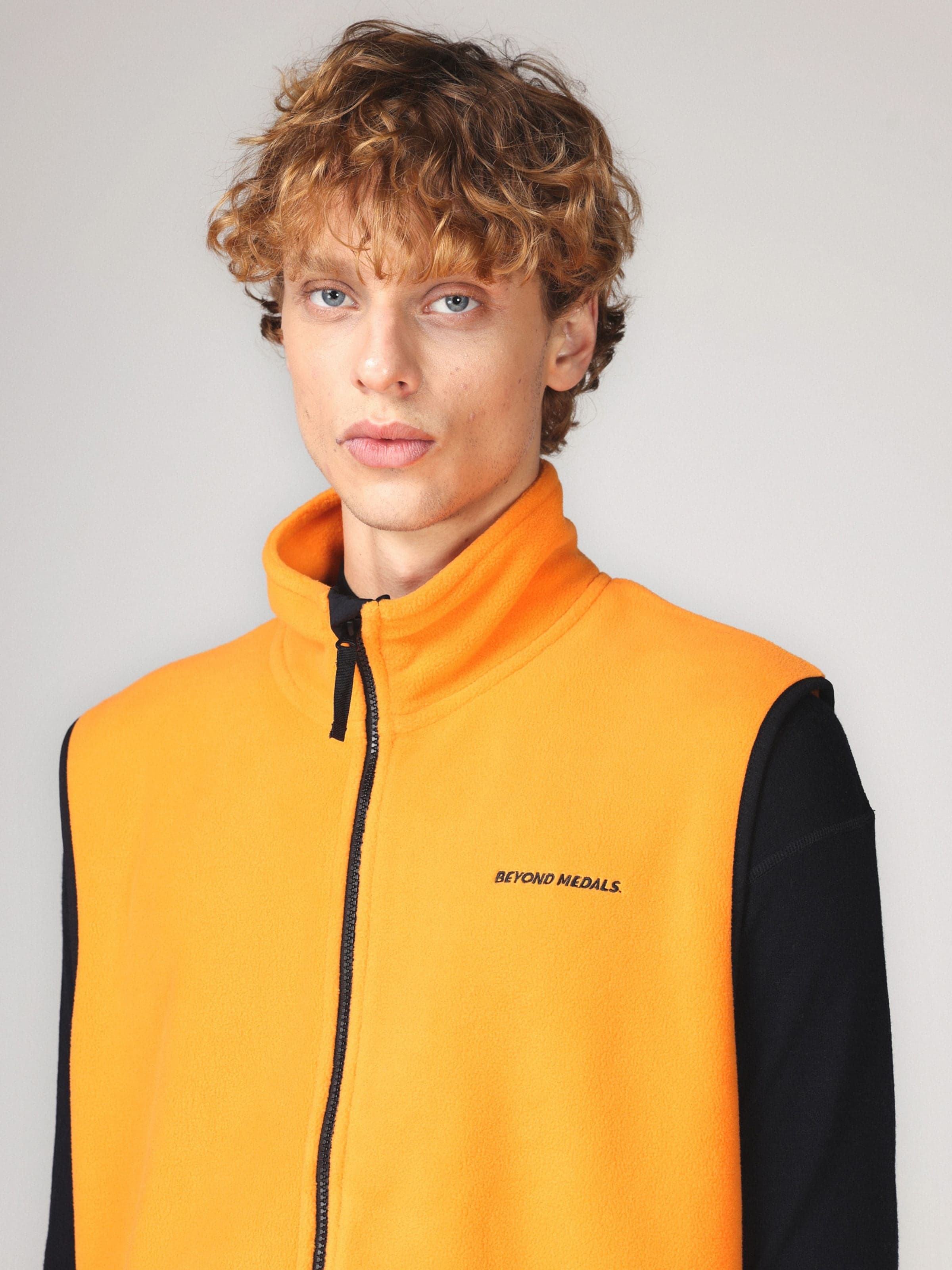 Fleece Vest Orange