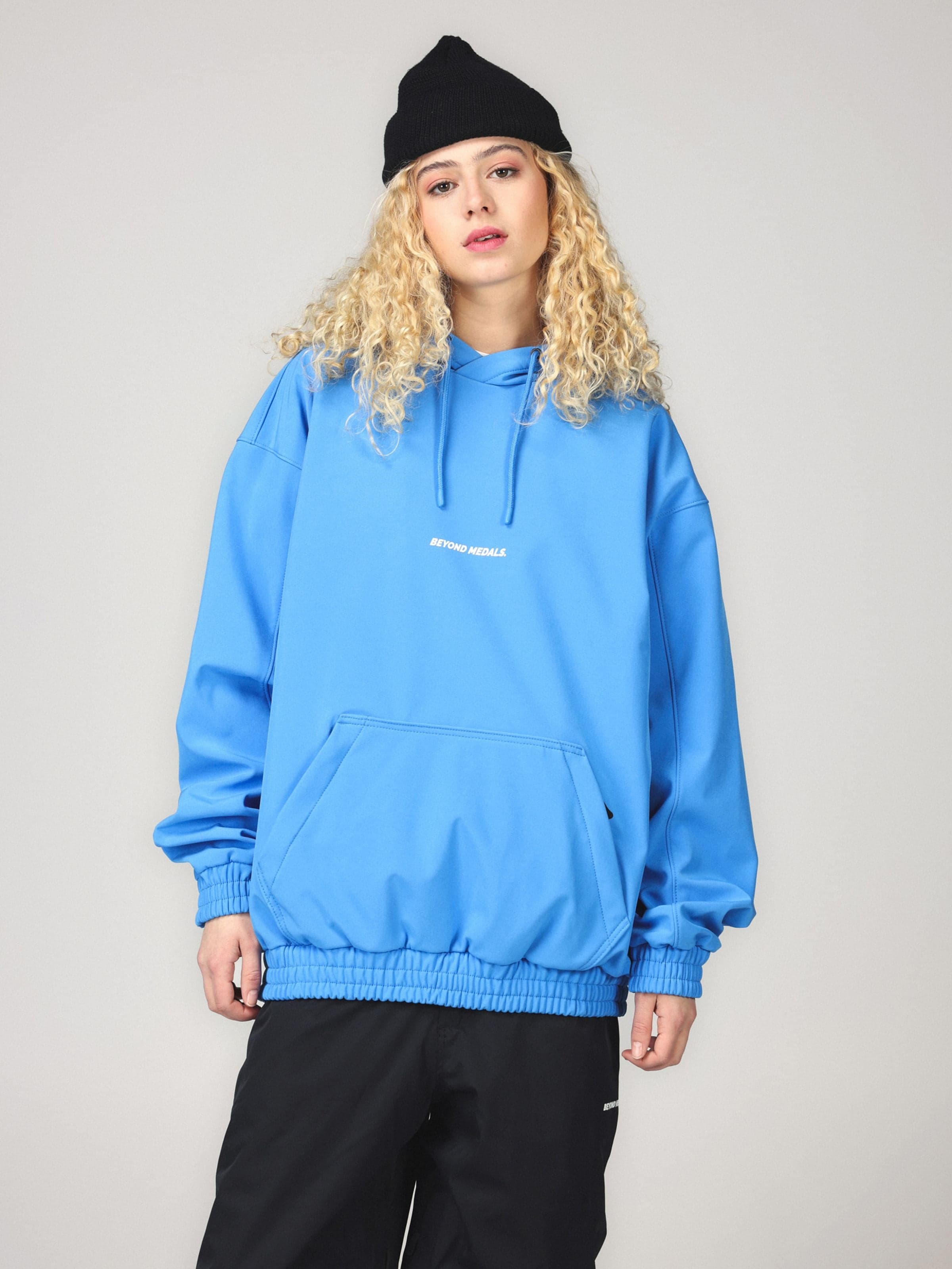 Softshell Hoodie Blue