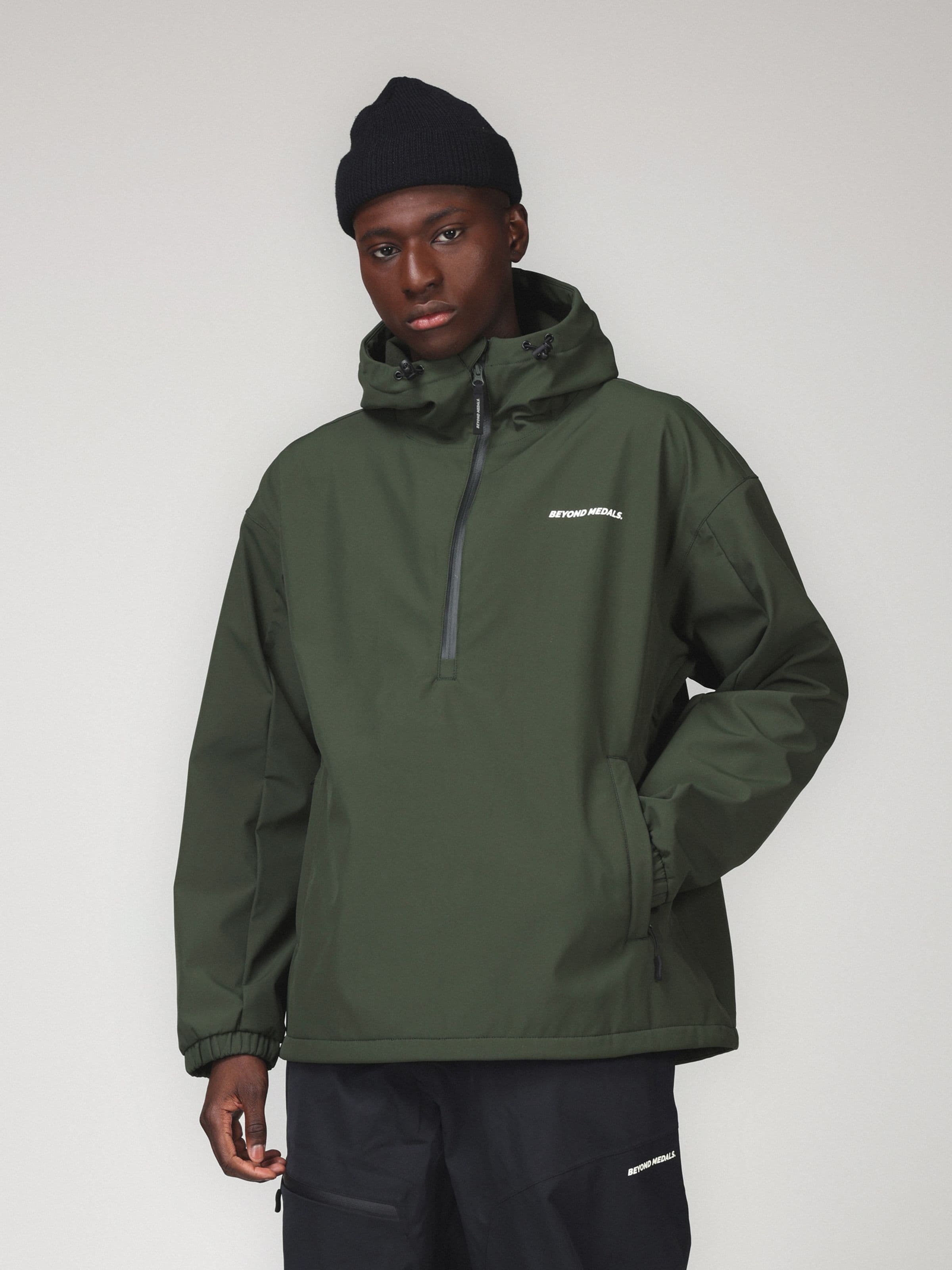 Softshell Halfzip Dark Green AW23
