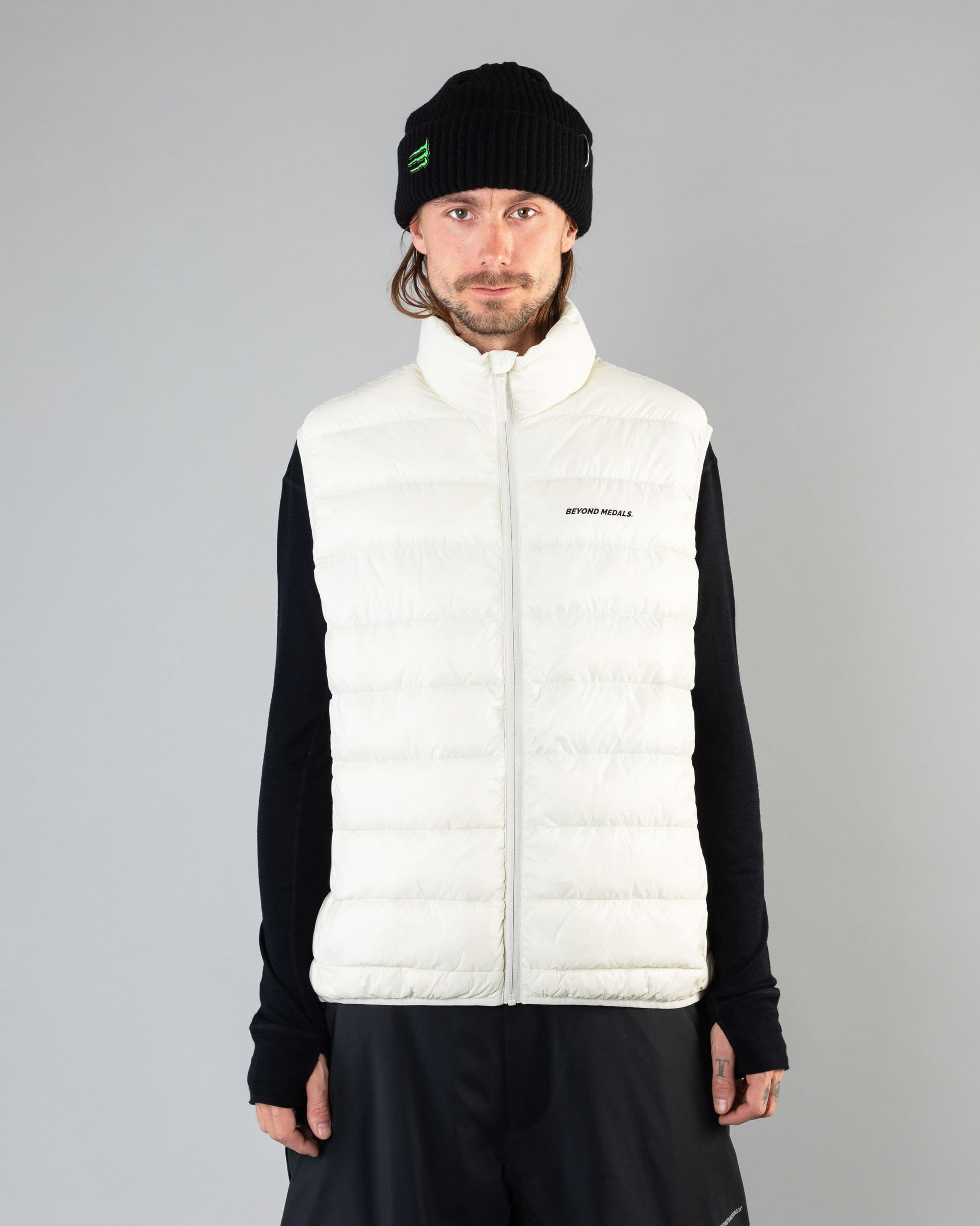 Packable Down Vest Off White