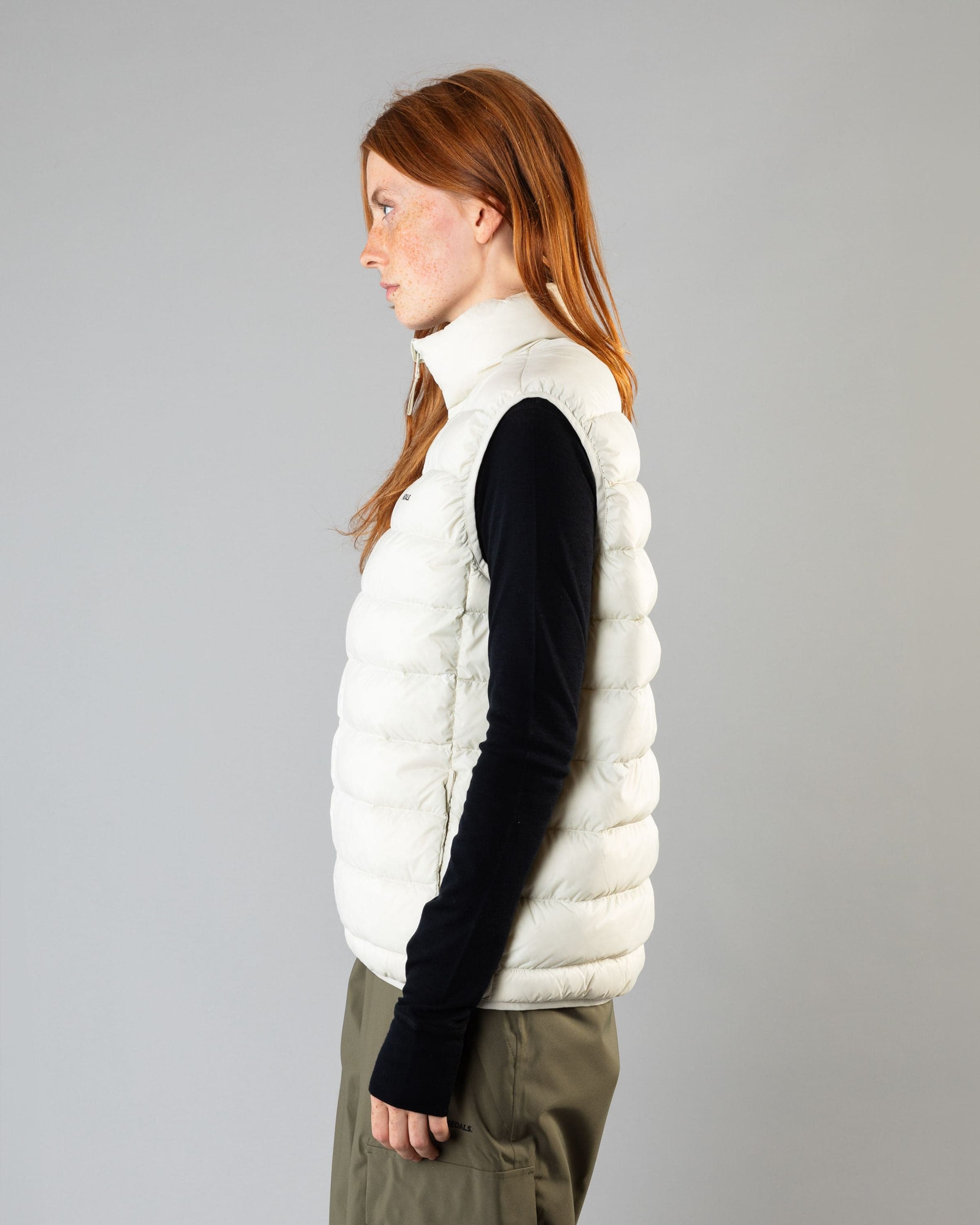 Packable Down Vest Off White
