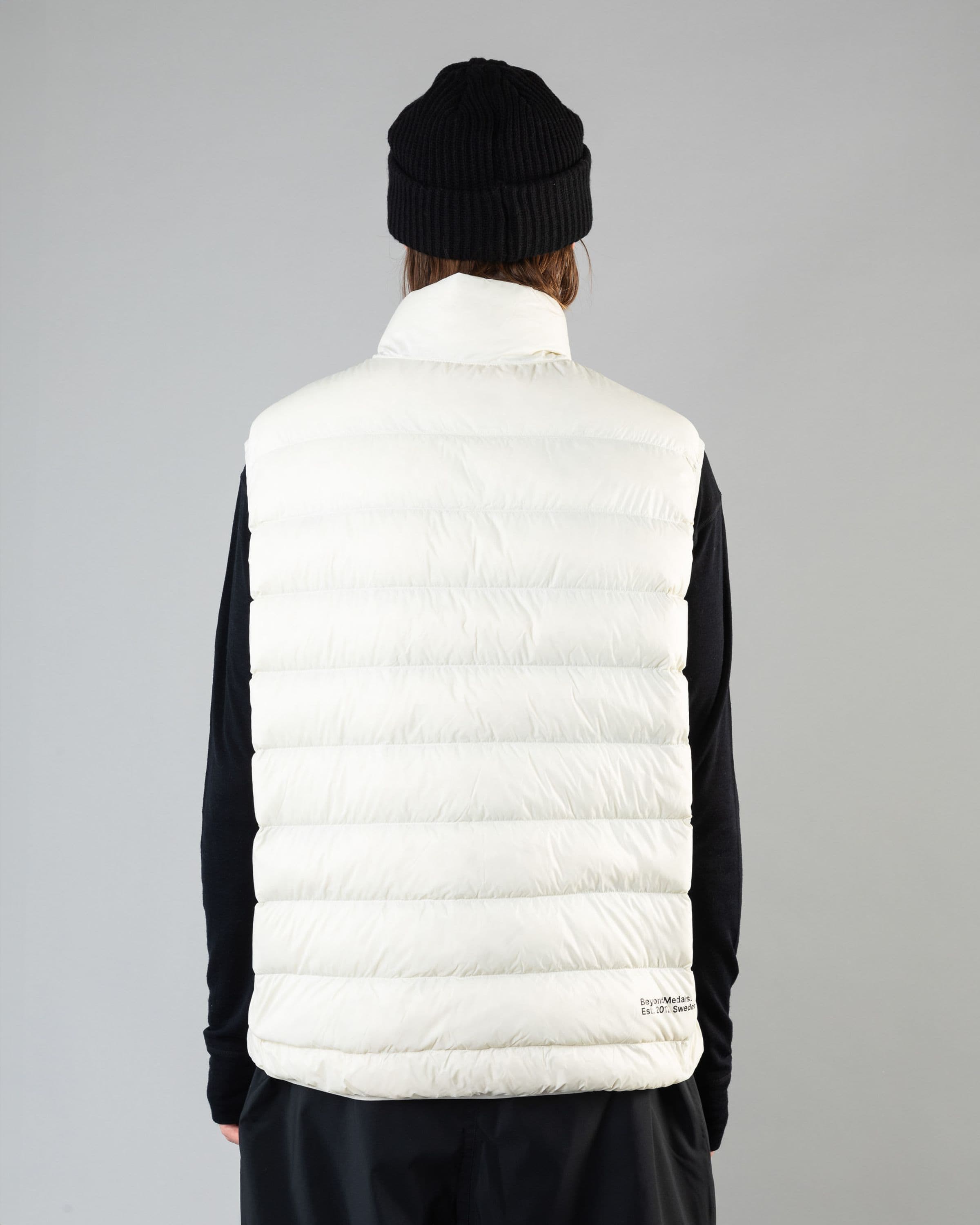 Packable Down Vest Off White