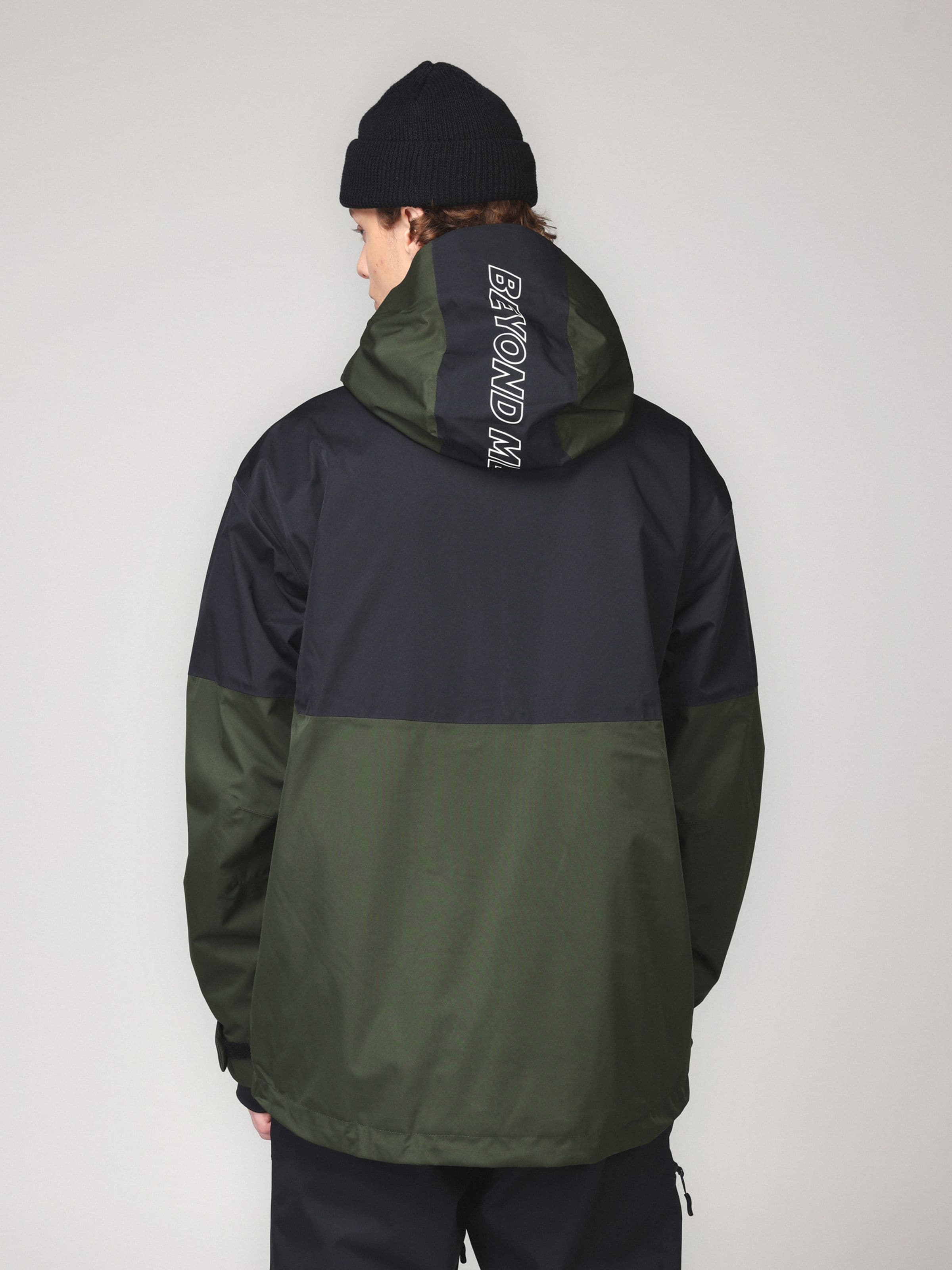 Winter sports jacket, Full Zip Jkt in green worn by model, Beyond Medals, 2024