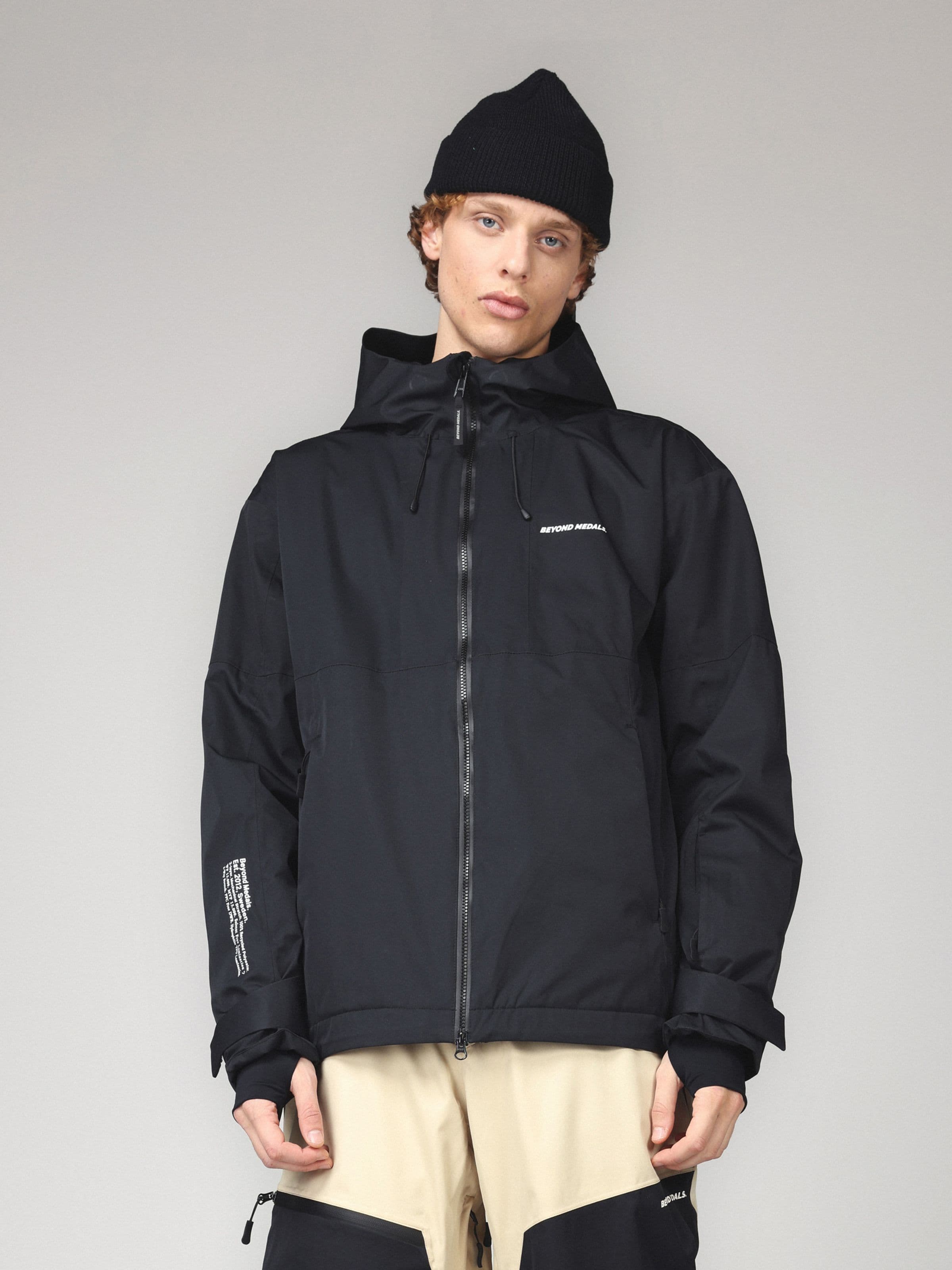 Winter sports jacket, Full Zip Jkt in green worn by model, Beyond Medals, 2024