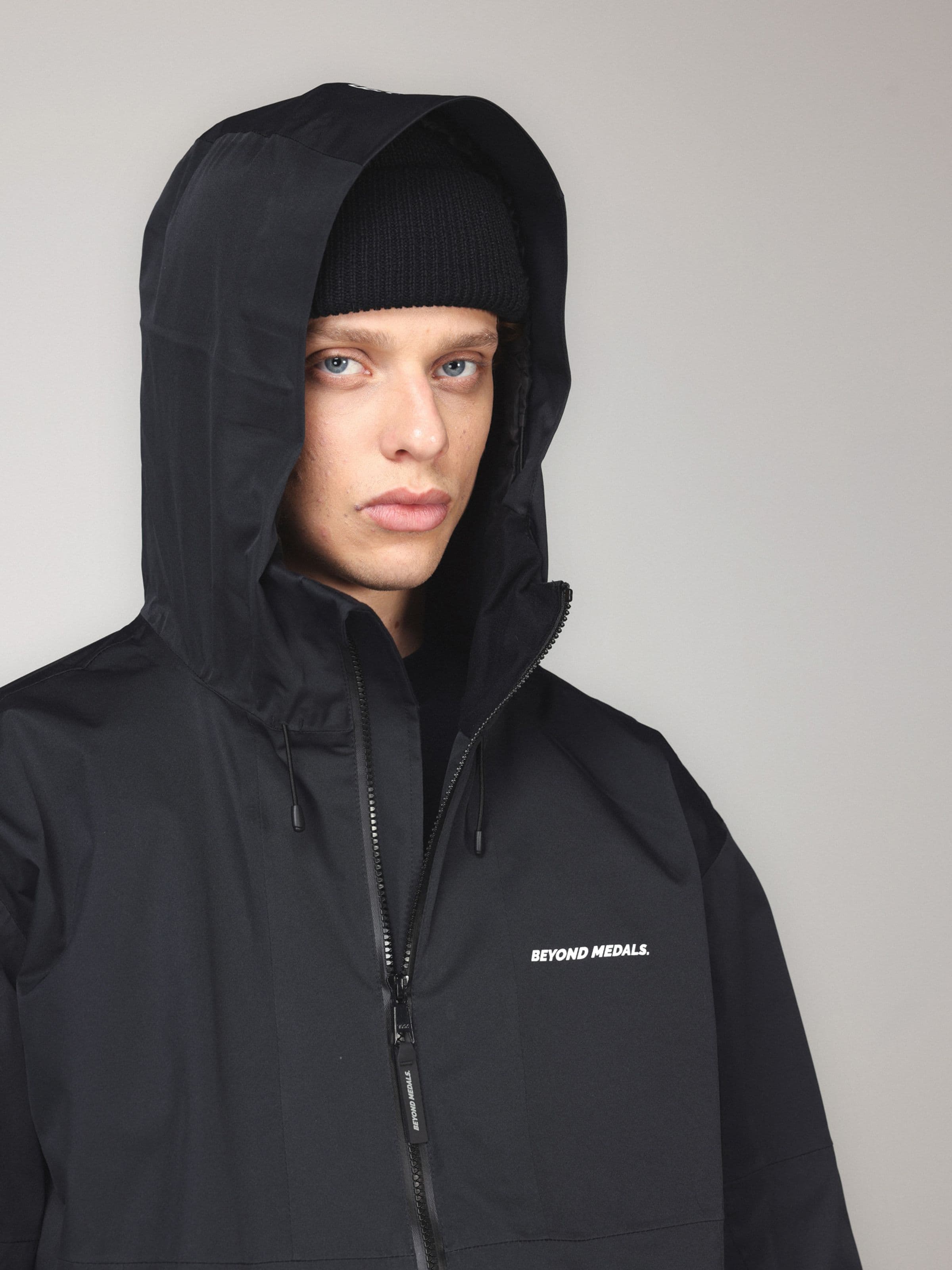 Winter sports jacket, Full Zip Jkt in green worn by model, Beyond Medals, 2024