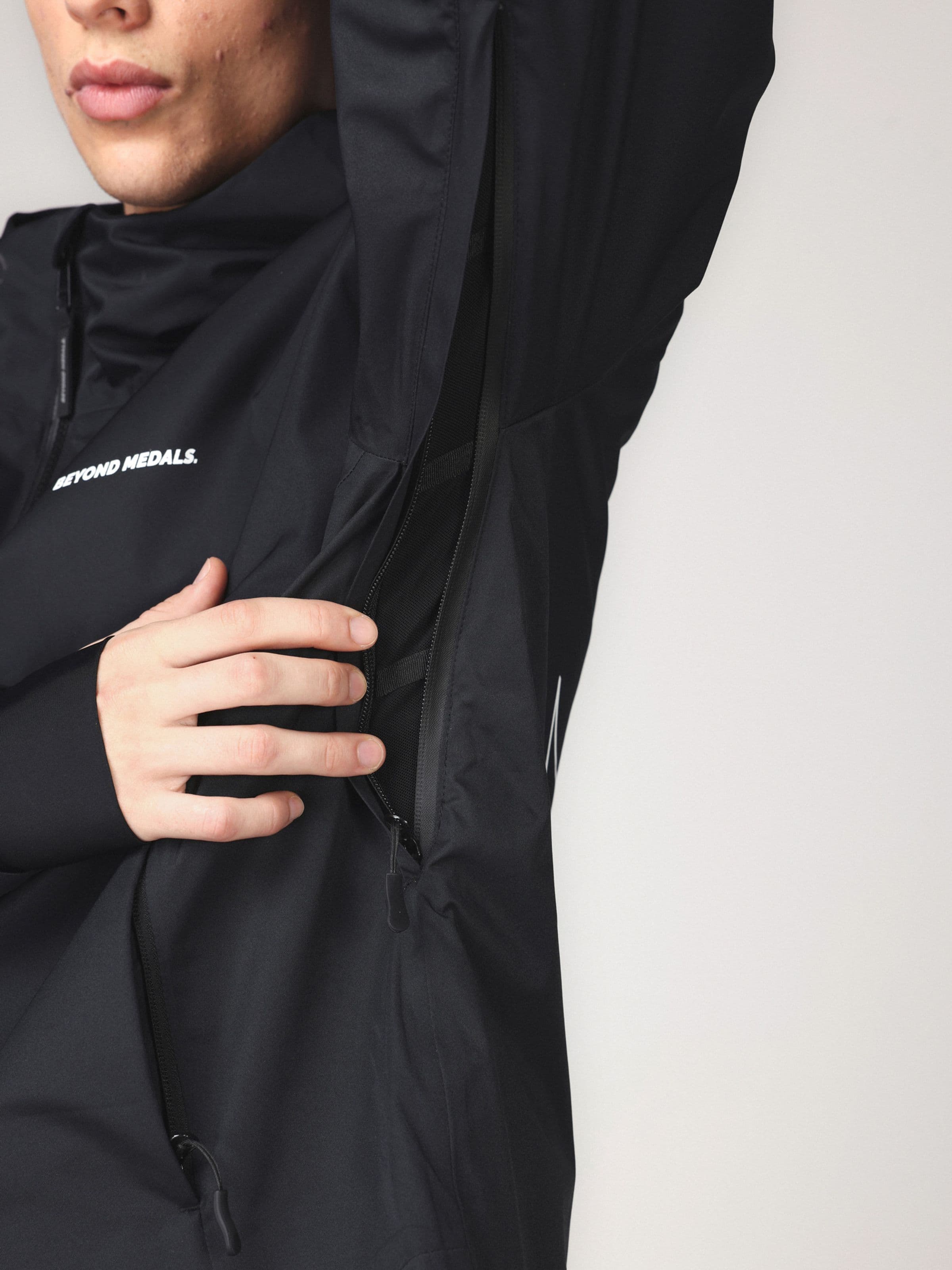 Half Zip Jkt Black AW23