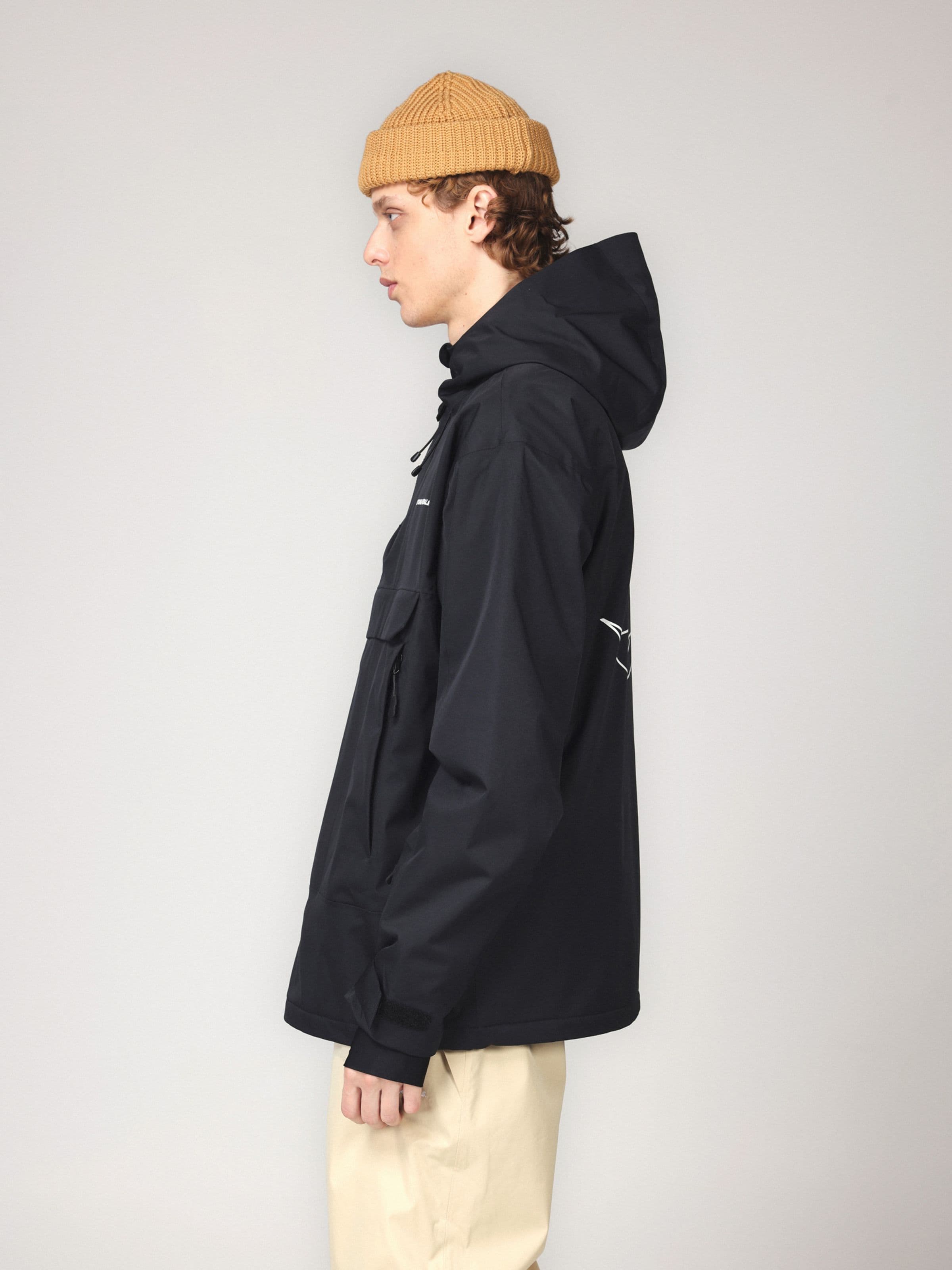Half Zip Jkt Black AW23