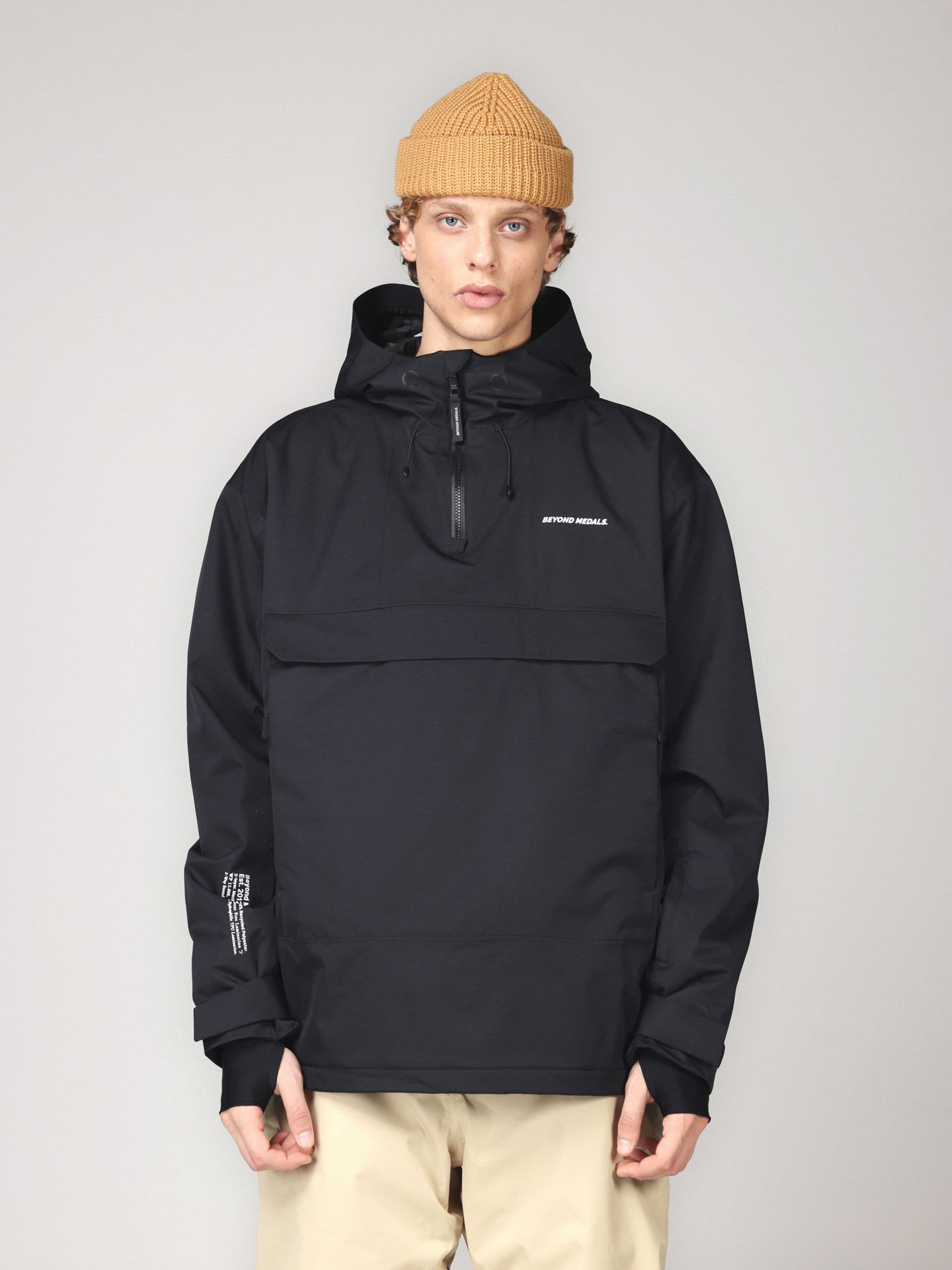 Half Zip Jkt Black AW23