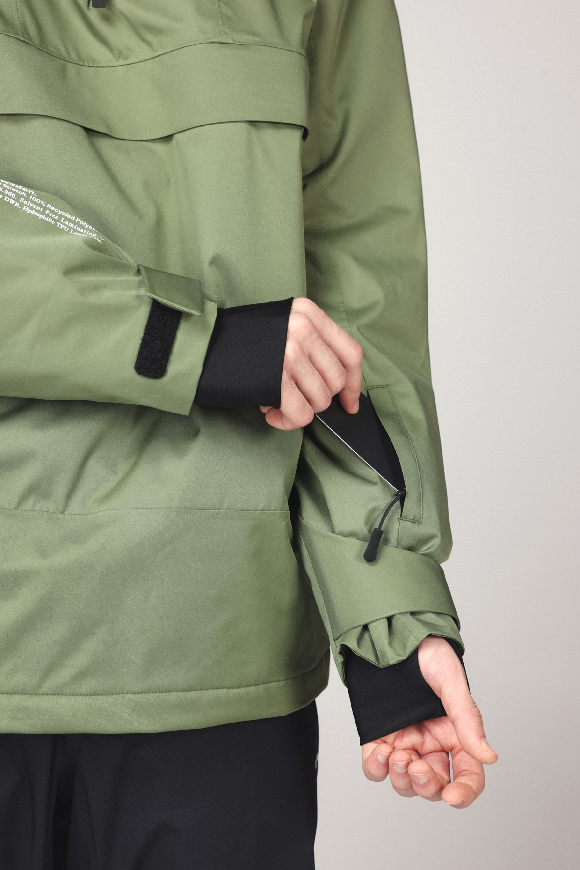 Half Zip Jkt Green AW23