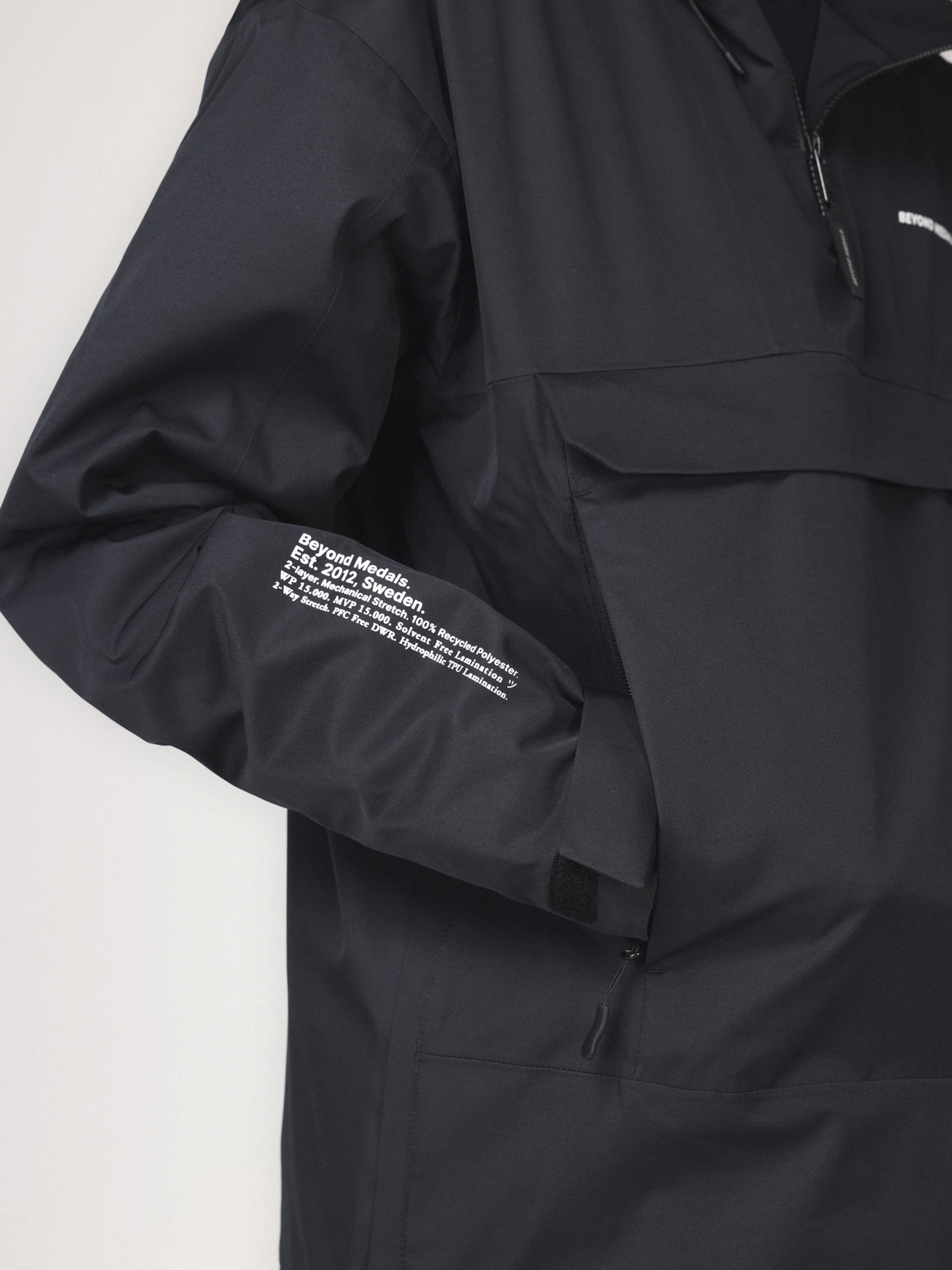 Half Zip Jkt Black AW23