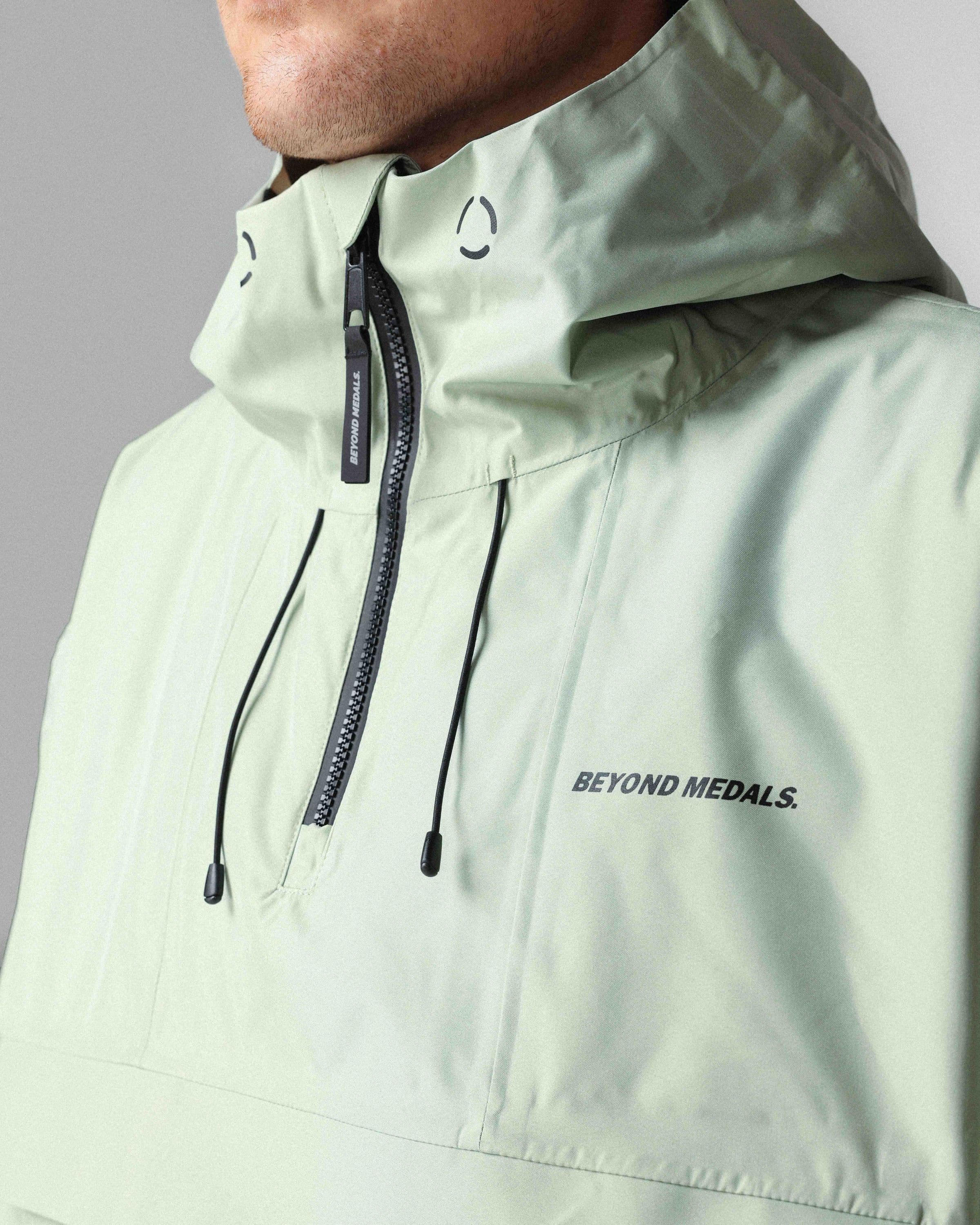 Waterproof snow jacket, Anorak 2L in black worn by LUDVIG BILLTOFT, Beyond Medals, 2024
