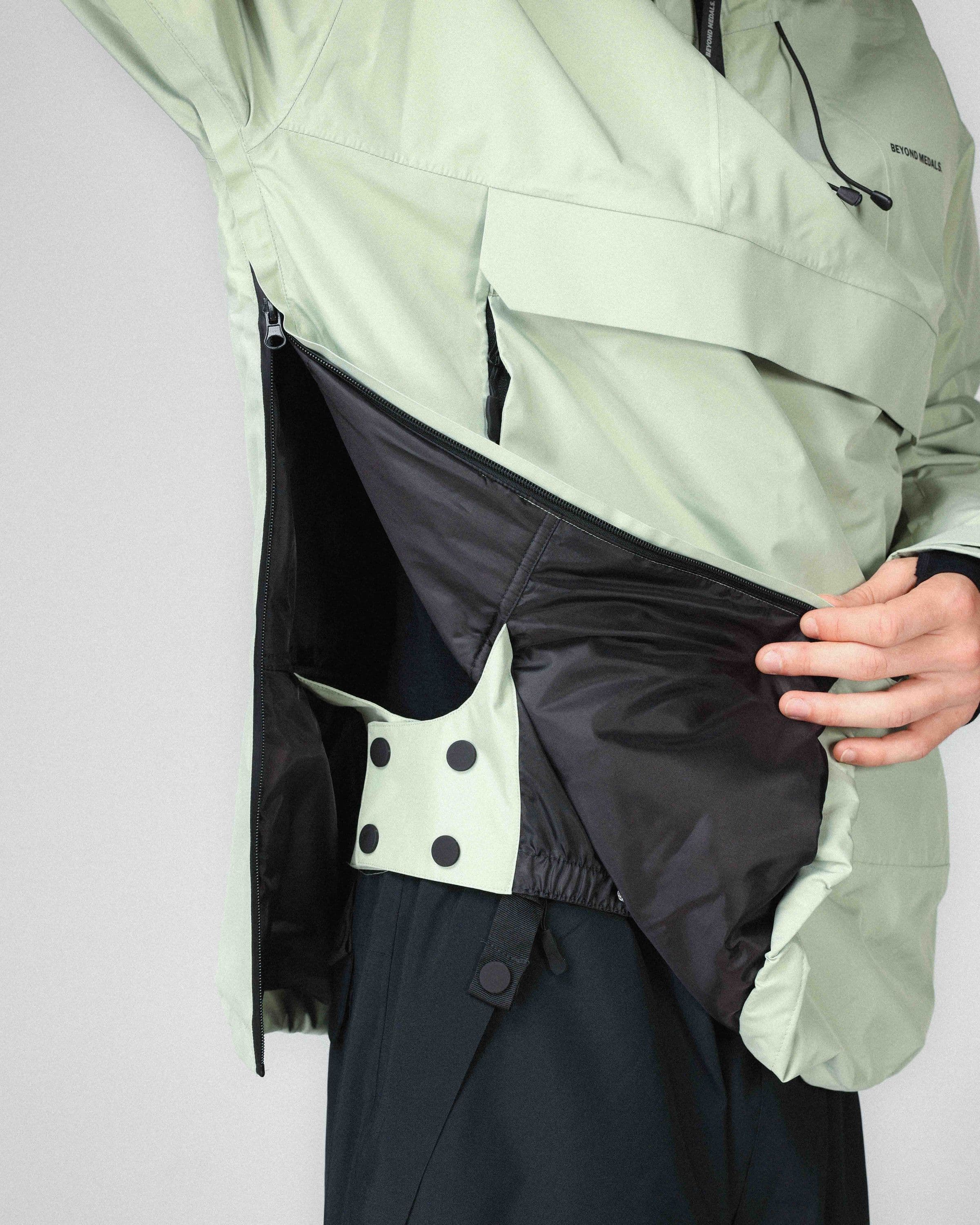 Outwear clothes, Anorak 2L in black worn by LUDVIG BILLTOFT, Beyond Medals, 2024