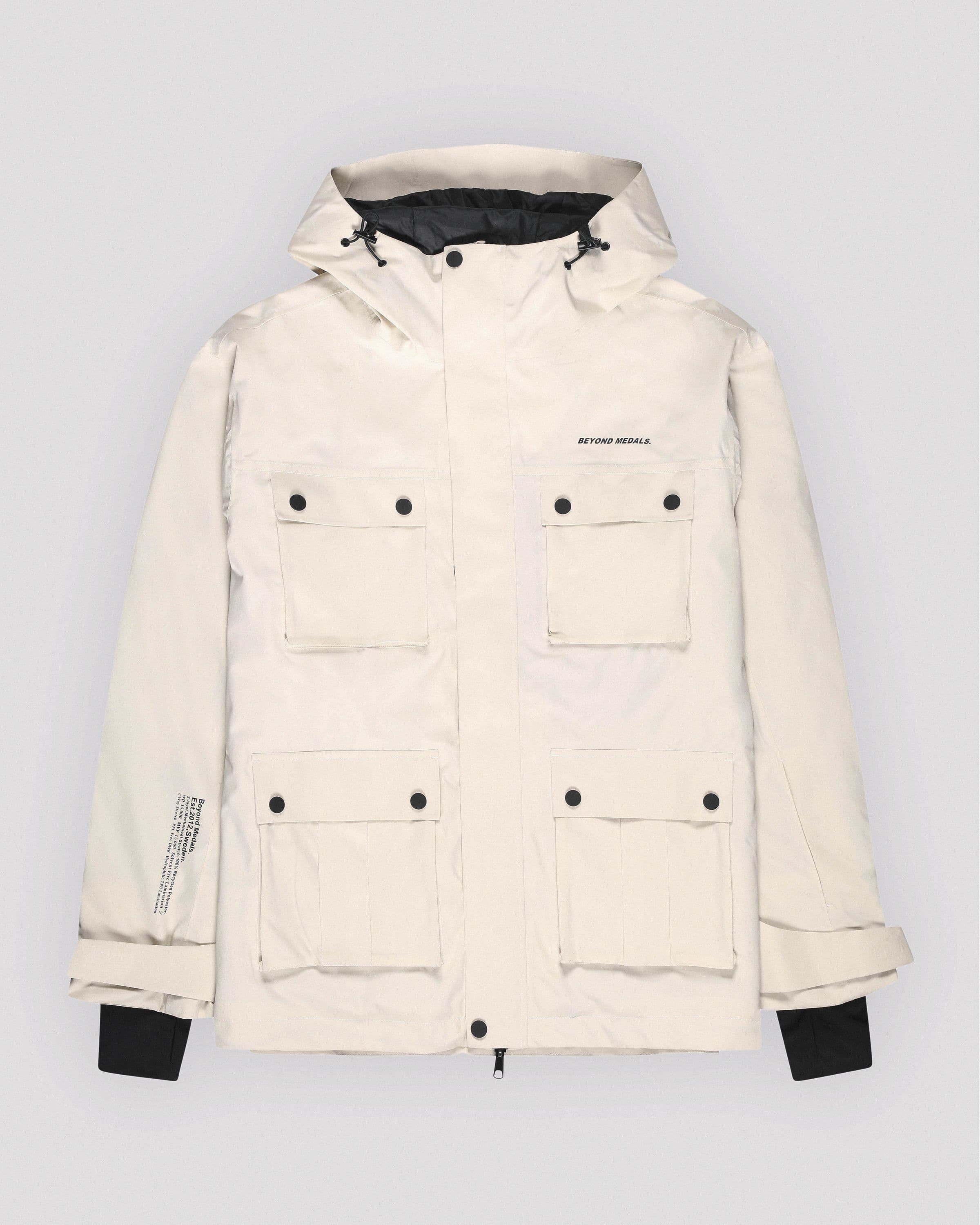 Outwear clothes, Cargo Jacket in beige worn by TOR LUNDSTRÖM, Beyond Medals, 2024