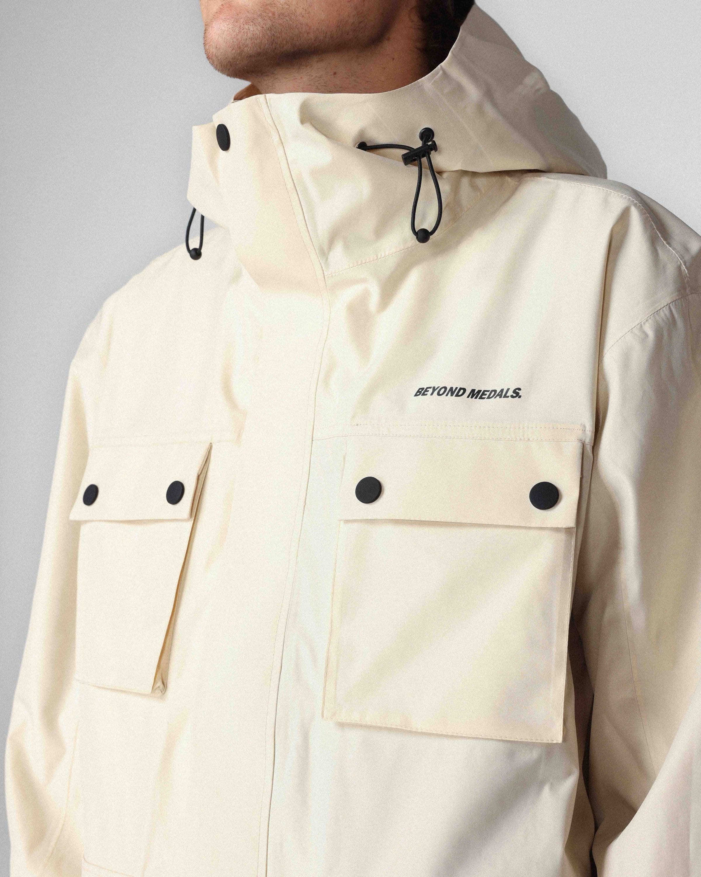 Outwear clothing, Cargo Jacket in beige worn by TOR LUNDSTRÖM, Beyond Medals, 2024