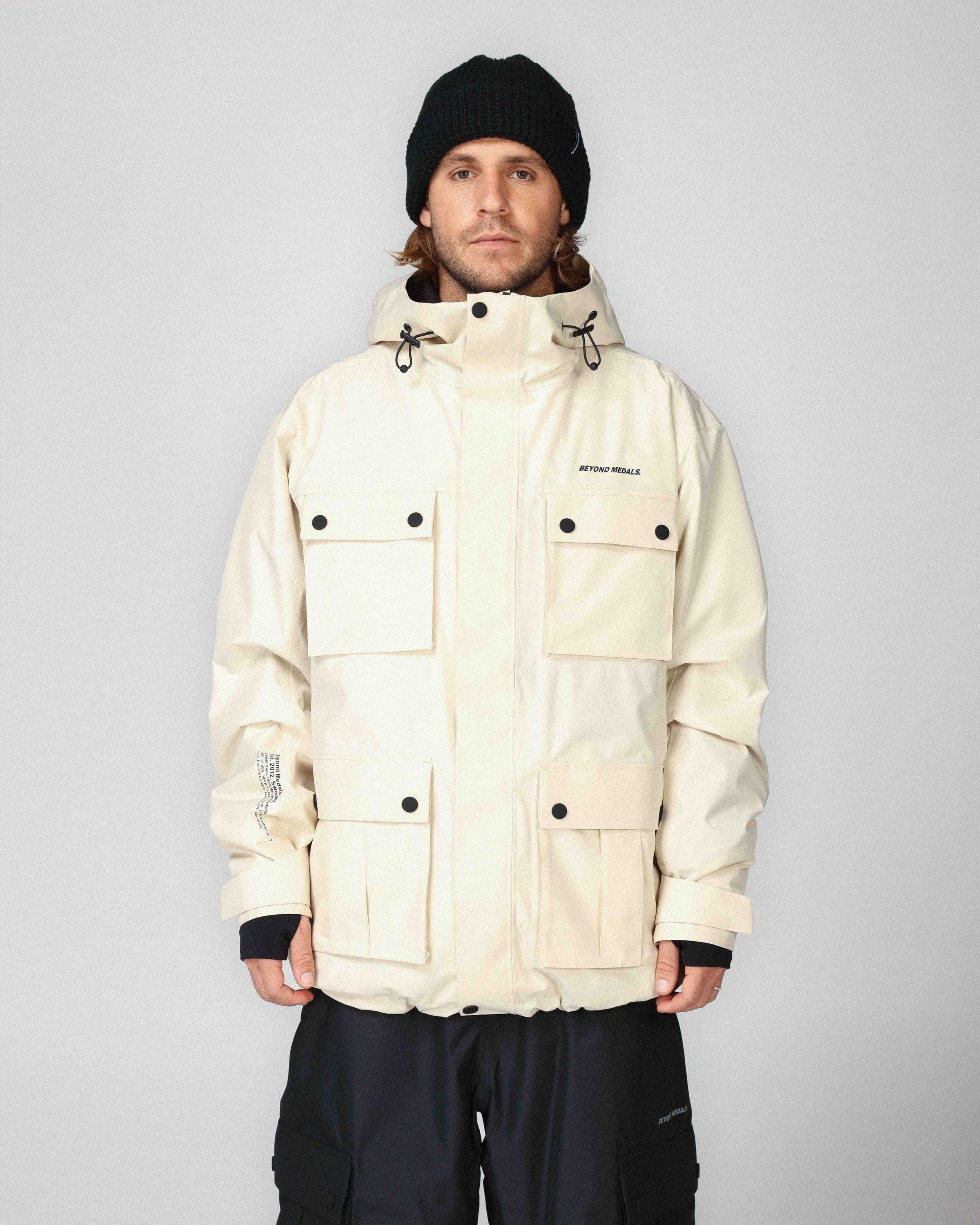 Beyond Medals Cargo Jacket in beige product image 2024 Beyond Medals