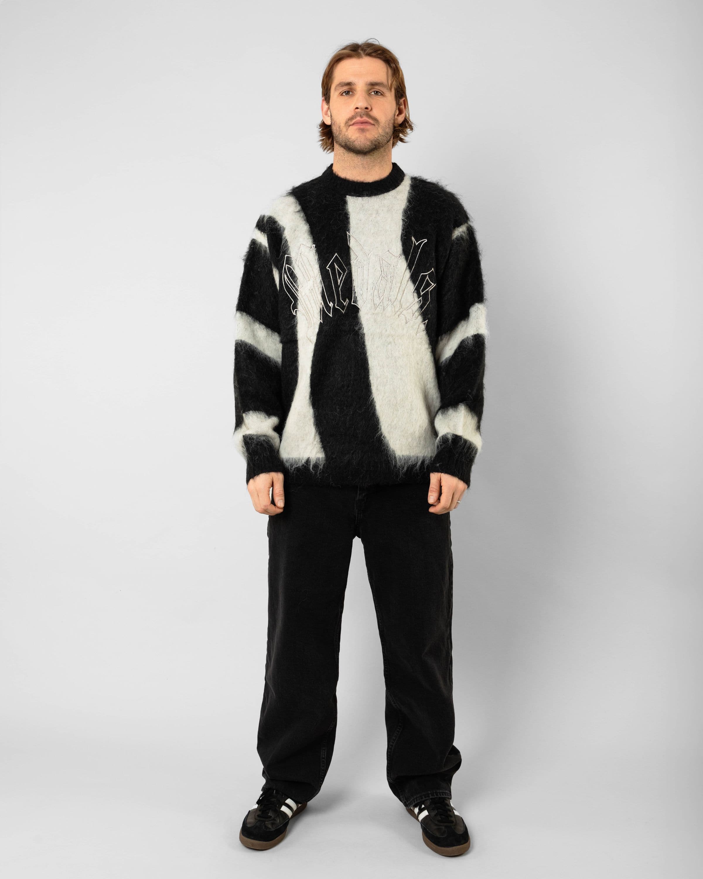 Beyond Medals Fluffy Sweater in white product image 2024 Fluffy Sweater