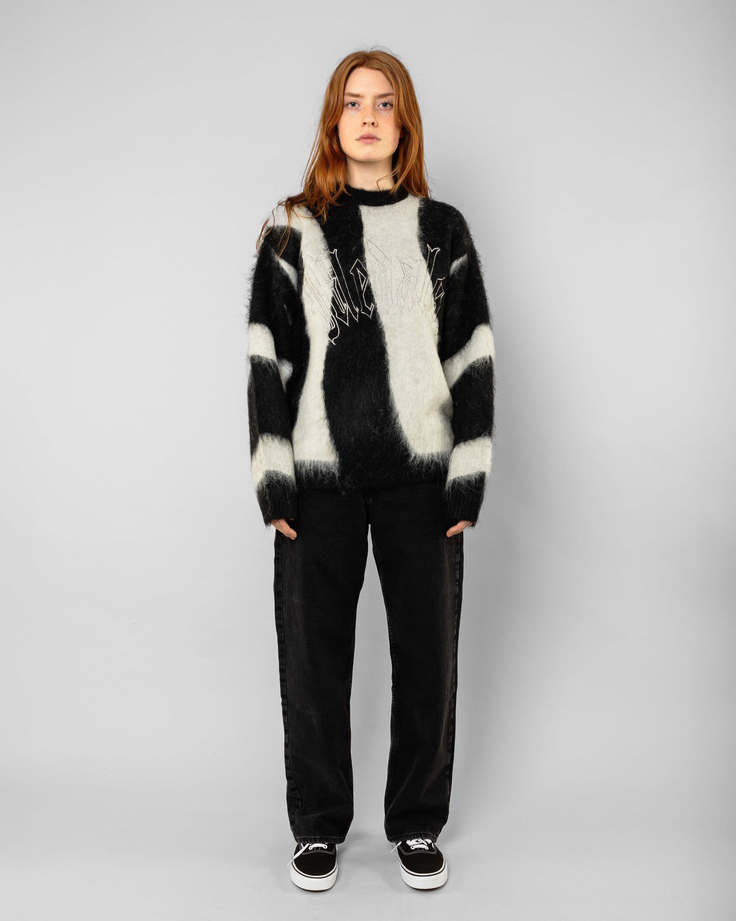 Beyond Medals Fluffy Sweater in white product image 2024 Fluffy Sweater