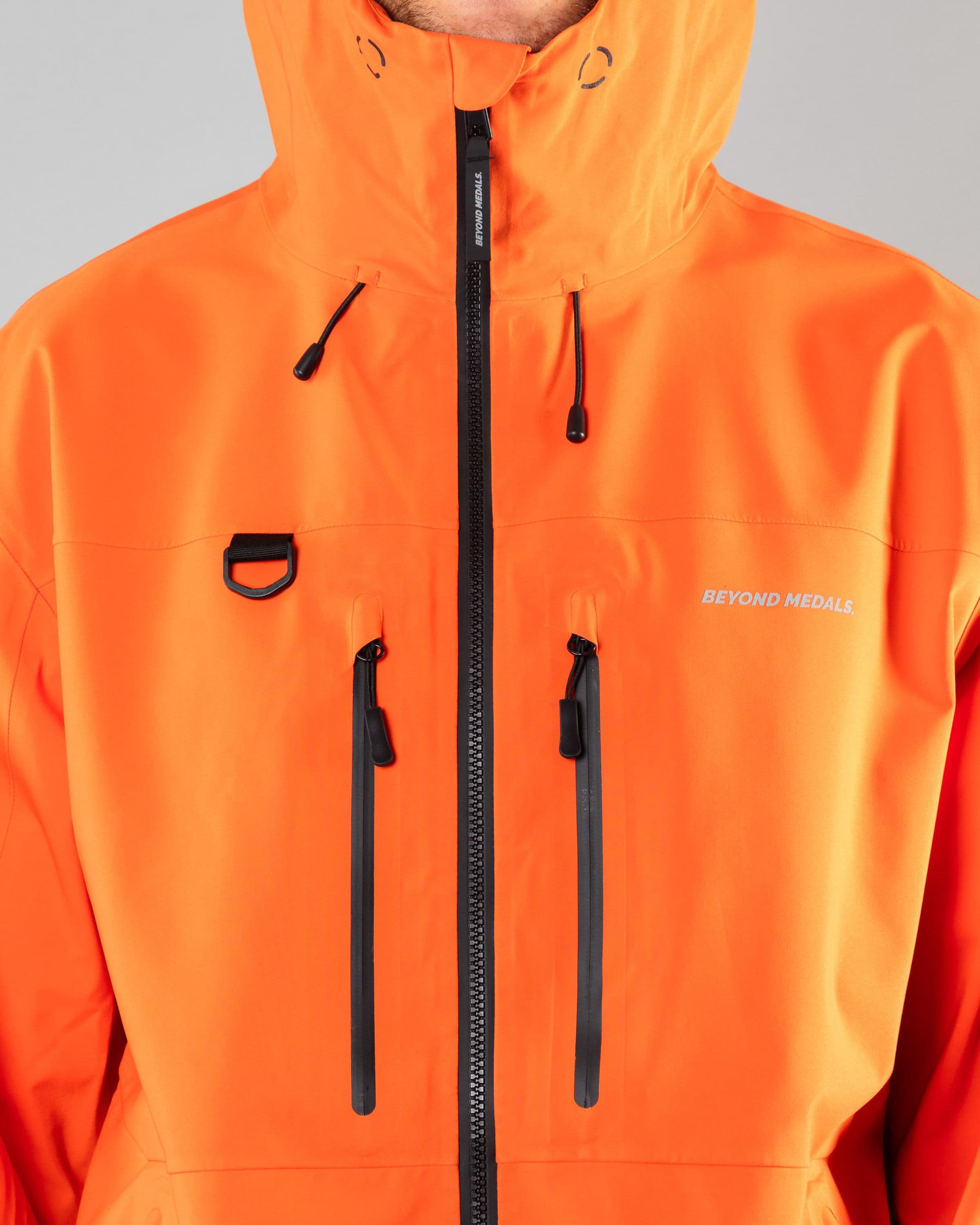 Outerwear clothing, pro tech jacket 3l in orange worn by LUDVIG BILLTOFT, Beyond Medals, 2024, detail2
