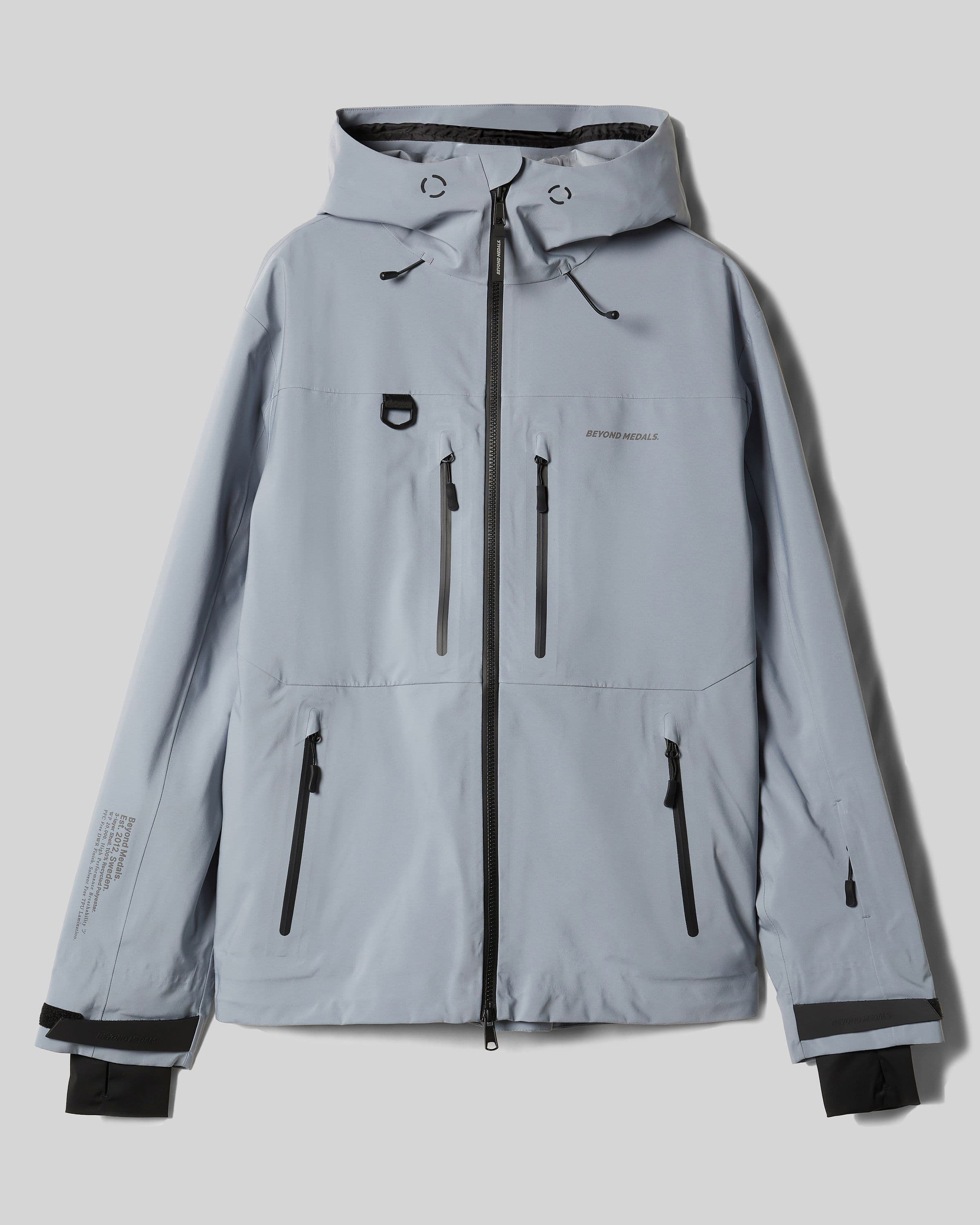 Beyond Medals pro tech jacket 3L in pale blue product image 2024 tech jacket 3L front