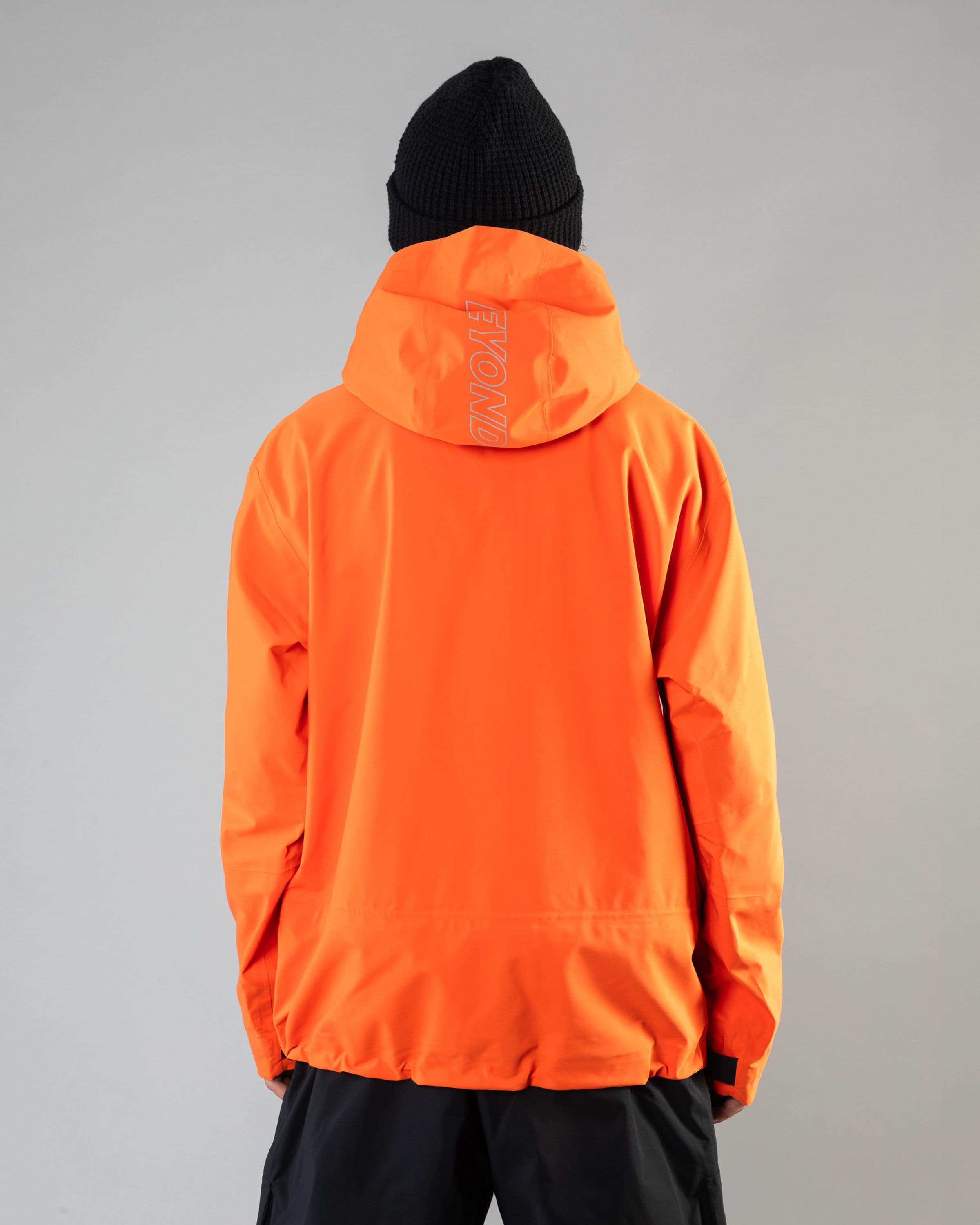 Outerwear clothing, pro tech jacket 3l in orange worn by LUDVIG BILLTOFT, Beyond Medals, 2024, back