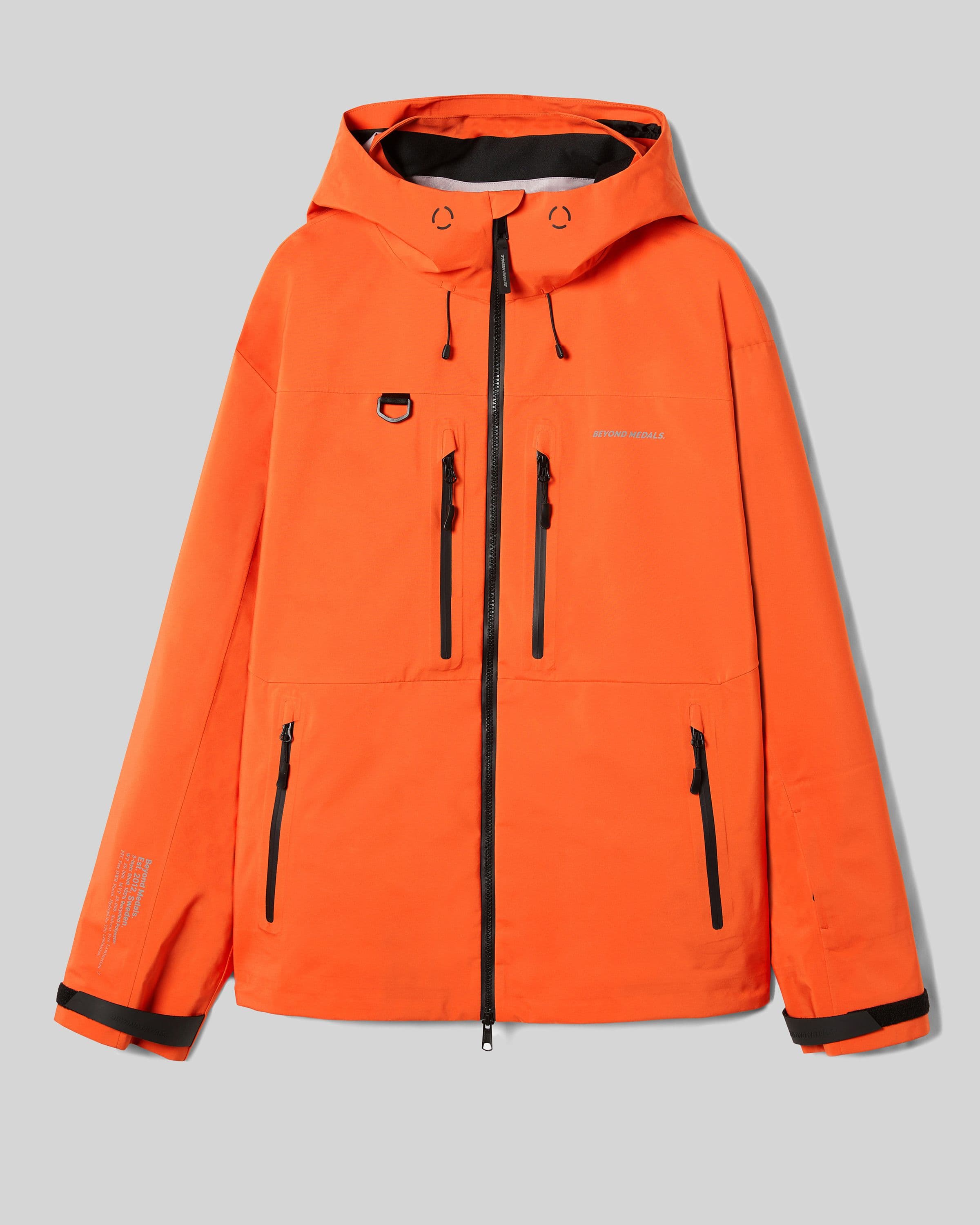Beyond Medals pro tech jacket 3L in orange product image 2024 tech jacket 3L front