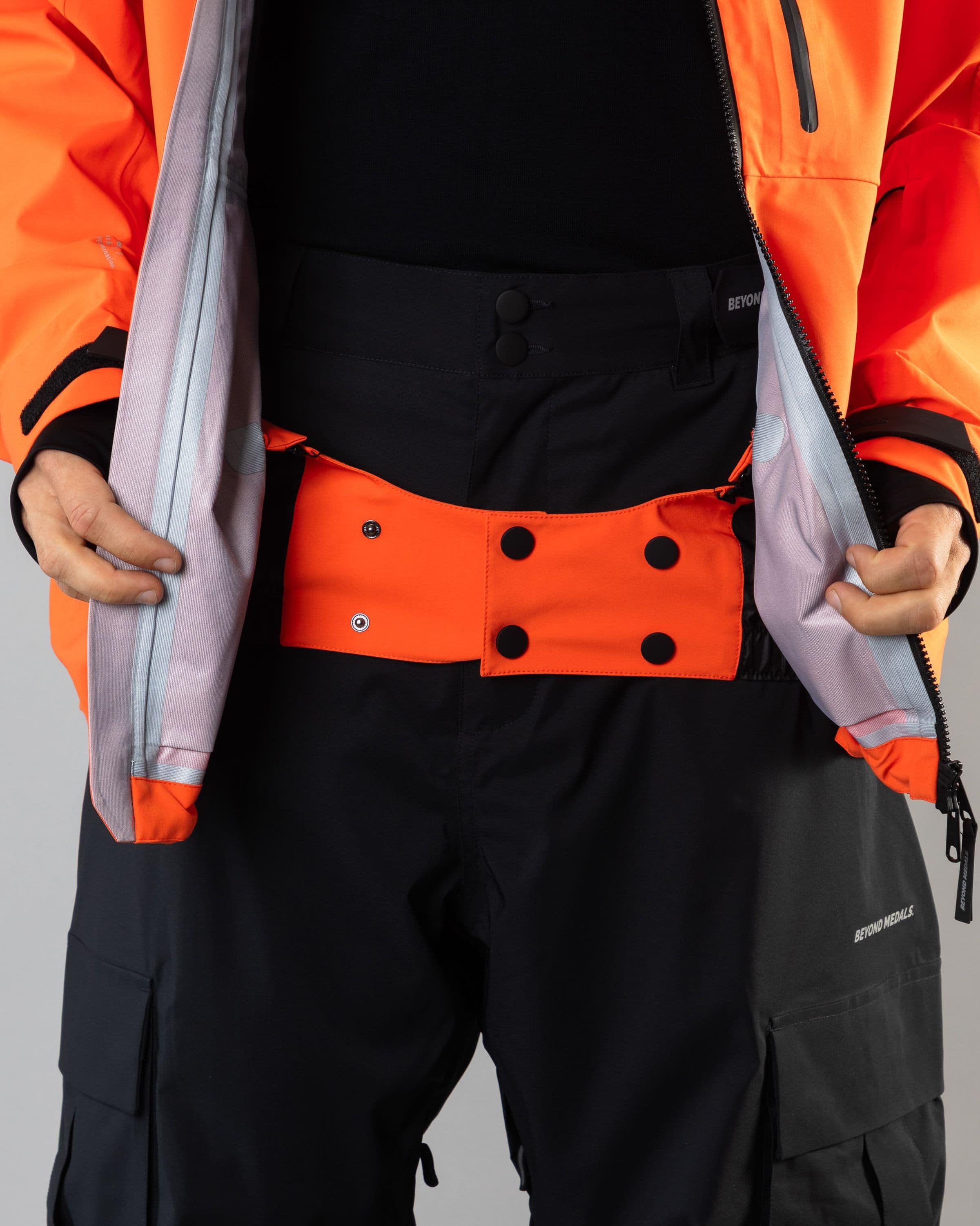 Outerwear clothing, pro tech jacket 3l in orange worn by LUDVIG BILLTOFT, Beyond Medals, 2024, detail5
