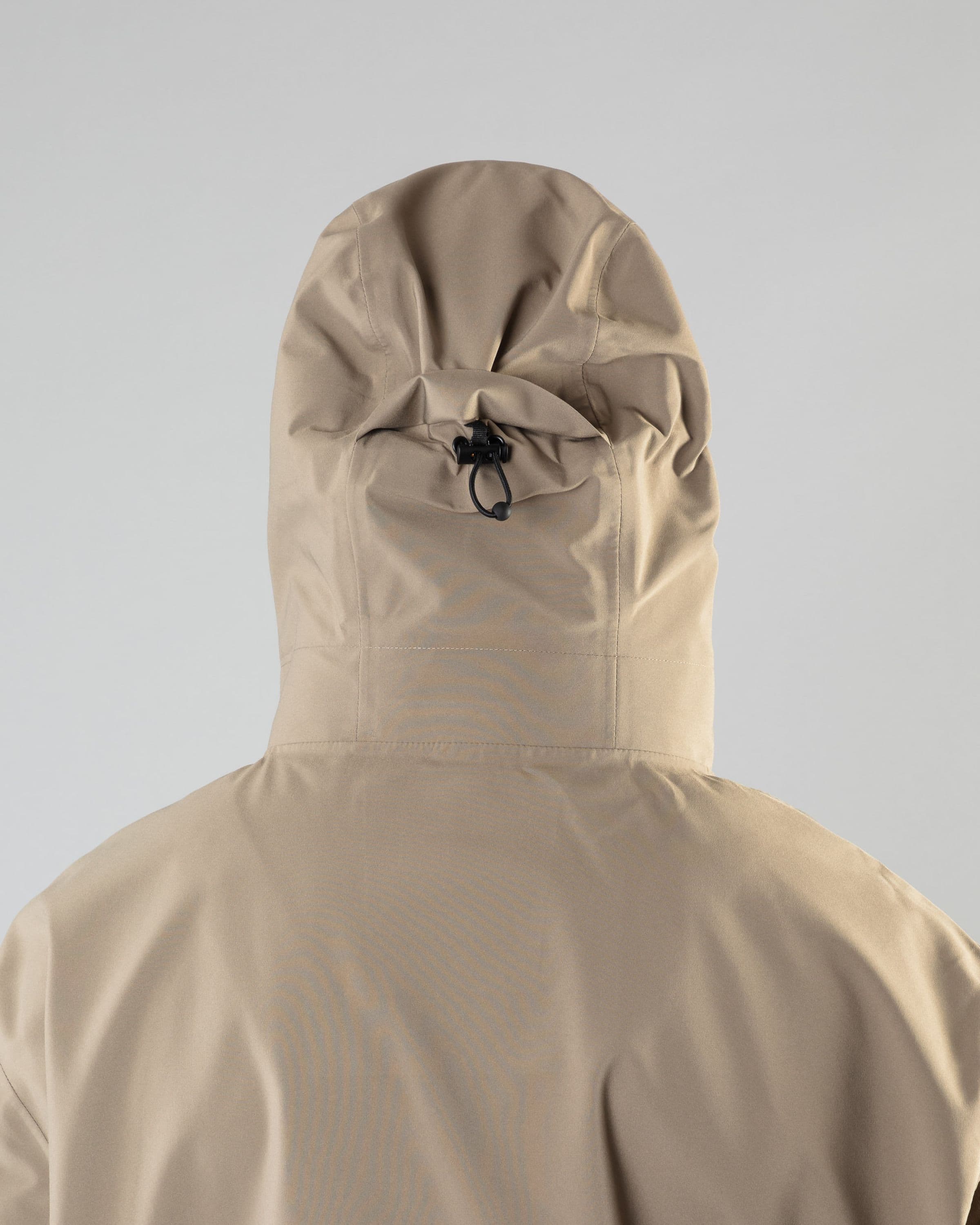 Outerwear clothing, tech jacket 3l in lt.beige worn by ULRIK BADERTSCHER, Beyond Medals, 2024, detail1