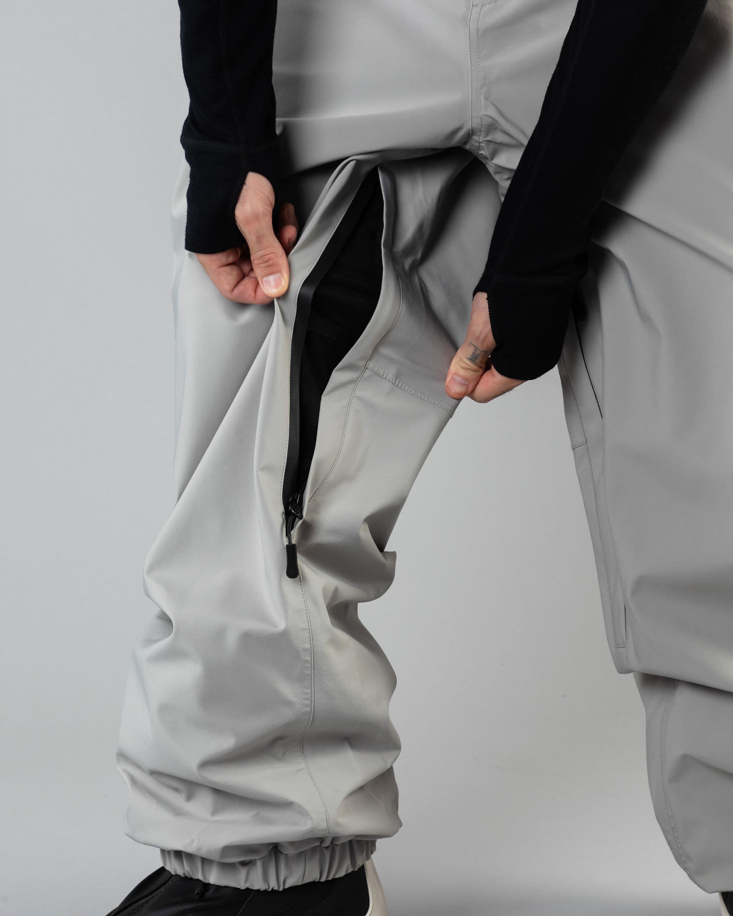 Outerwear clothing, beyond medals x nomadik pants 3l in grey worn by KEVIN BÄCKSTRÖM, Beyond Medals, 2024, detail2