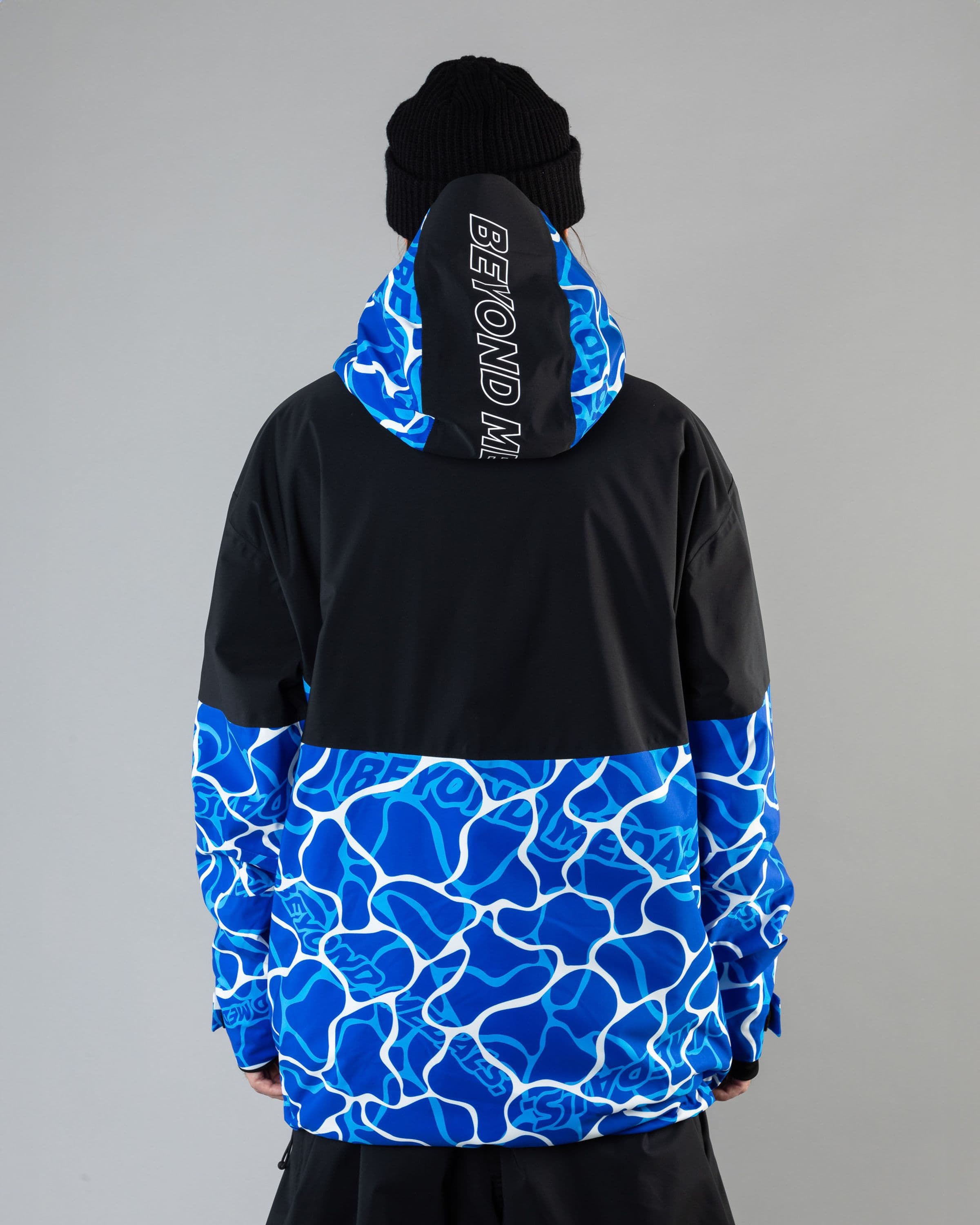 Outerwear clothing, fullzip jacket 2l in blue worn by KEVIN BÄCKSTRÖM, Beyond Medals, 2024, back