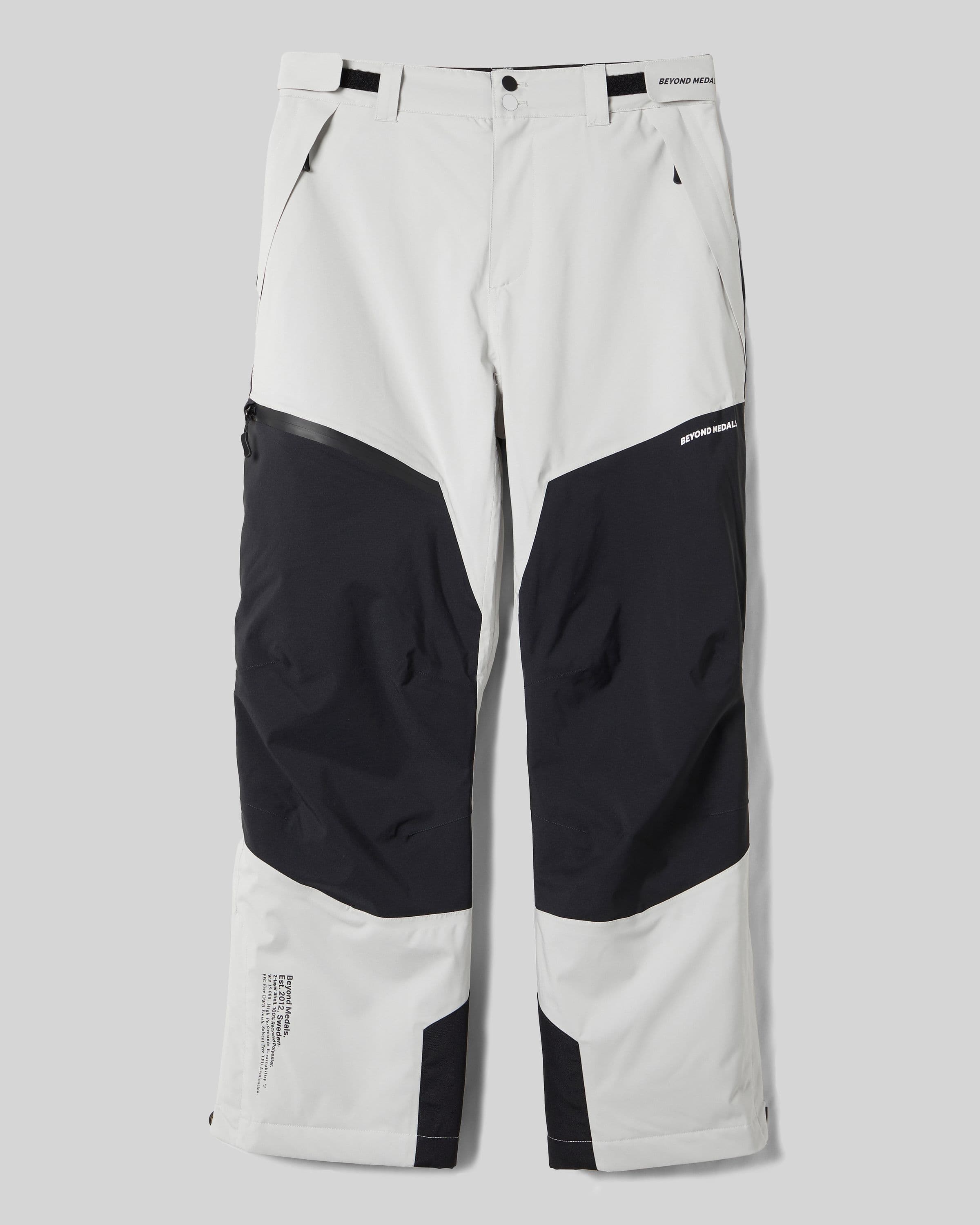 Beyond Medals zip pants 2l in grey product image 2024 zip pants 2l front