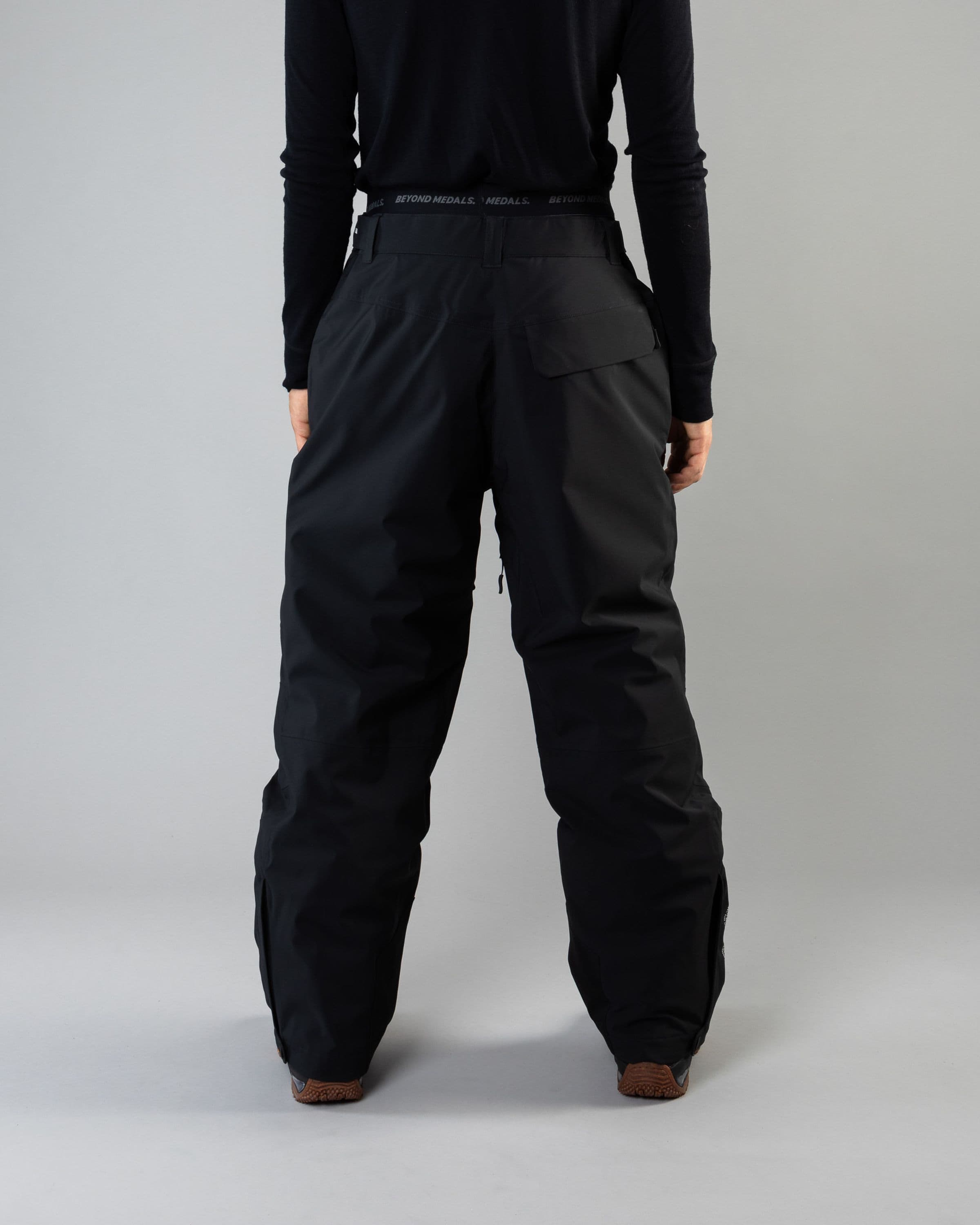 Outerwear clothing, zip pants 2l in black worn by LUDVIG BILLTOFT, Beyond Medals, 2024, back