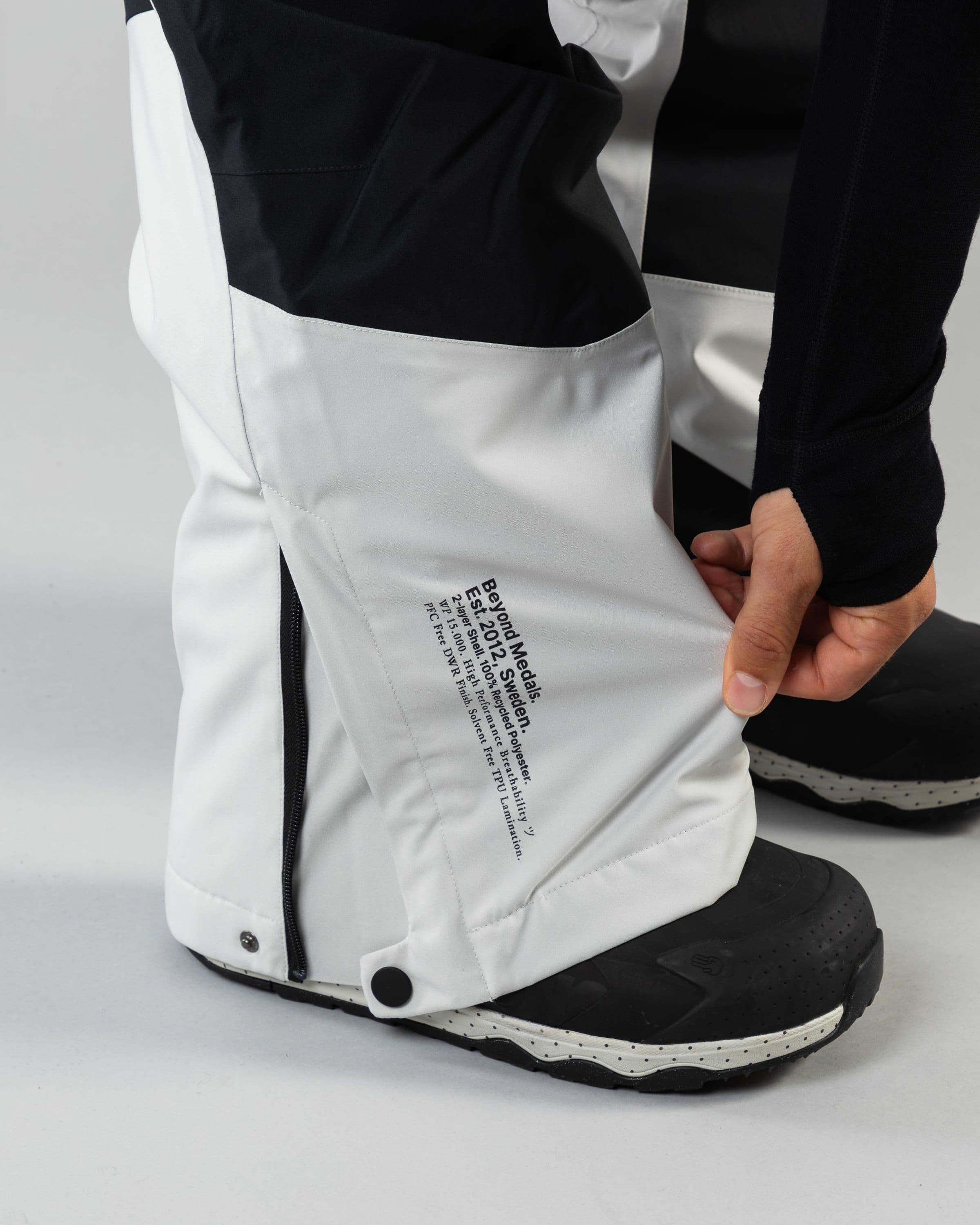 Outerwear clothing, zip pants 2l in grey worn by ULRIK BADERTSCHER, Beyond Medals, 2024, detail3