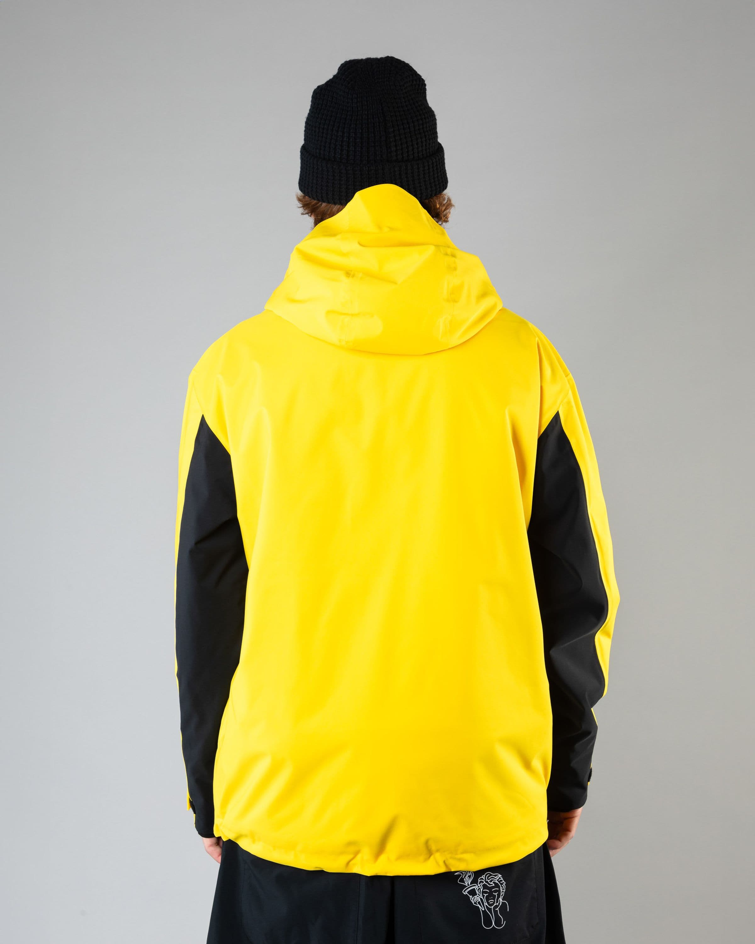 Outerwear clothing, cargo jacket 2l in yellow worn by SEBBE DE BUCK, Beyond Medals, 2024, back