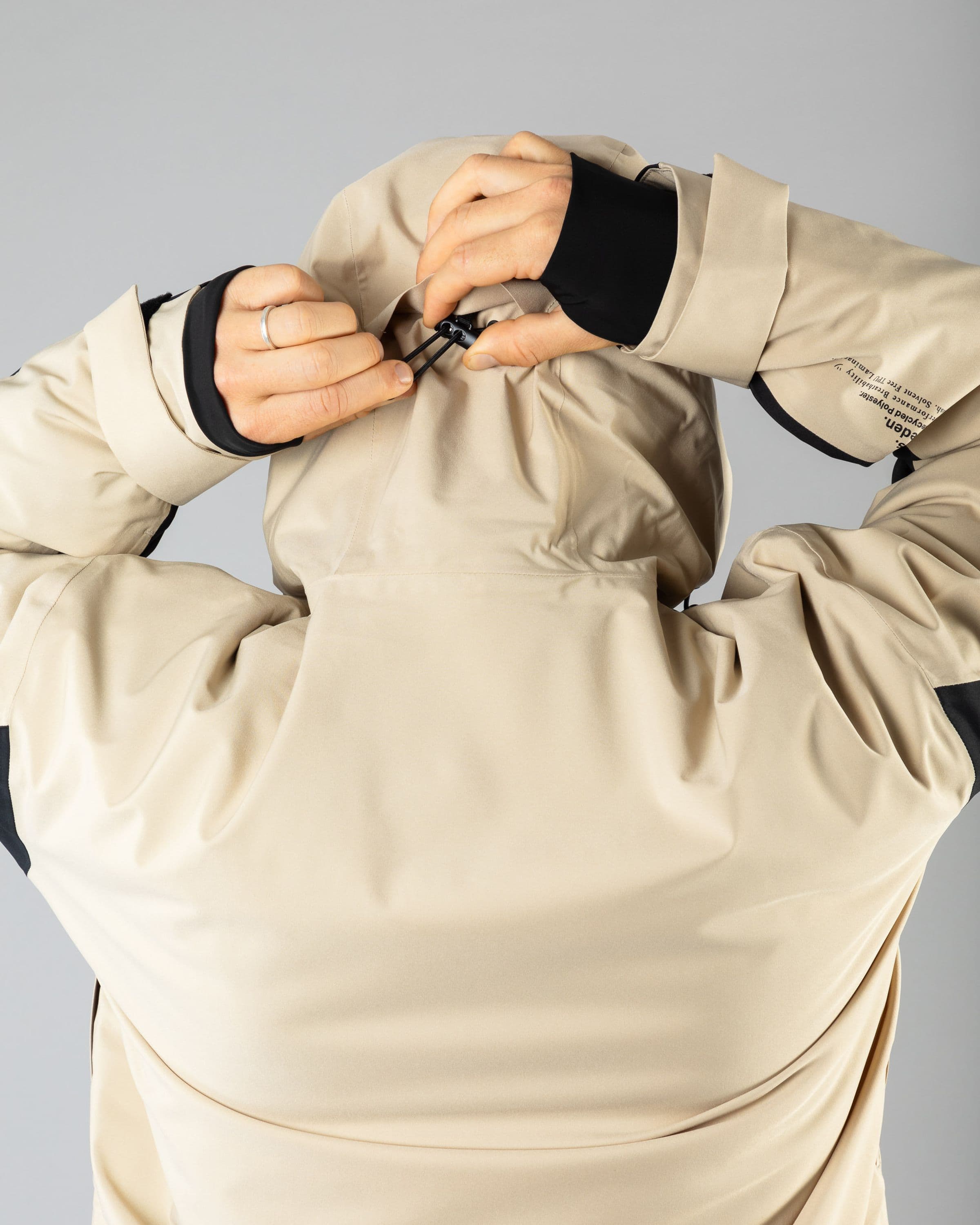 Outerwear clothing, cargo jacket 2l in beige worn by TOR LUNDSTRÖM, Beyond Medals, 2024, detail1