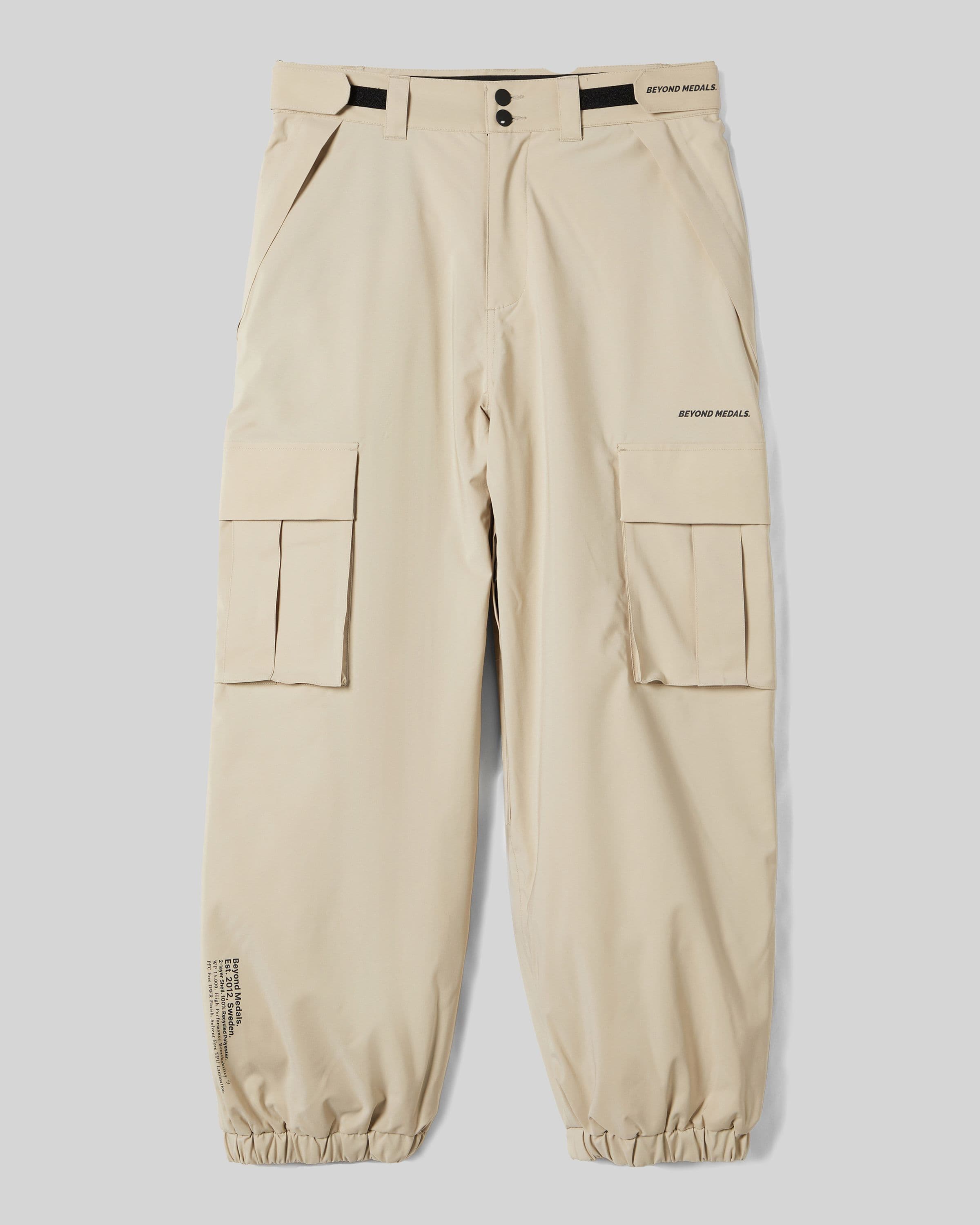 Beyond Medals cargo pants in beige product image 2024 cargo pants front