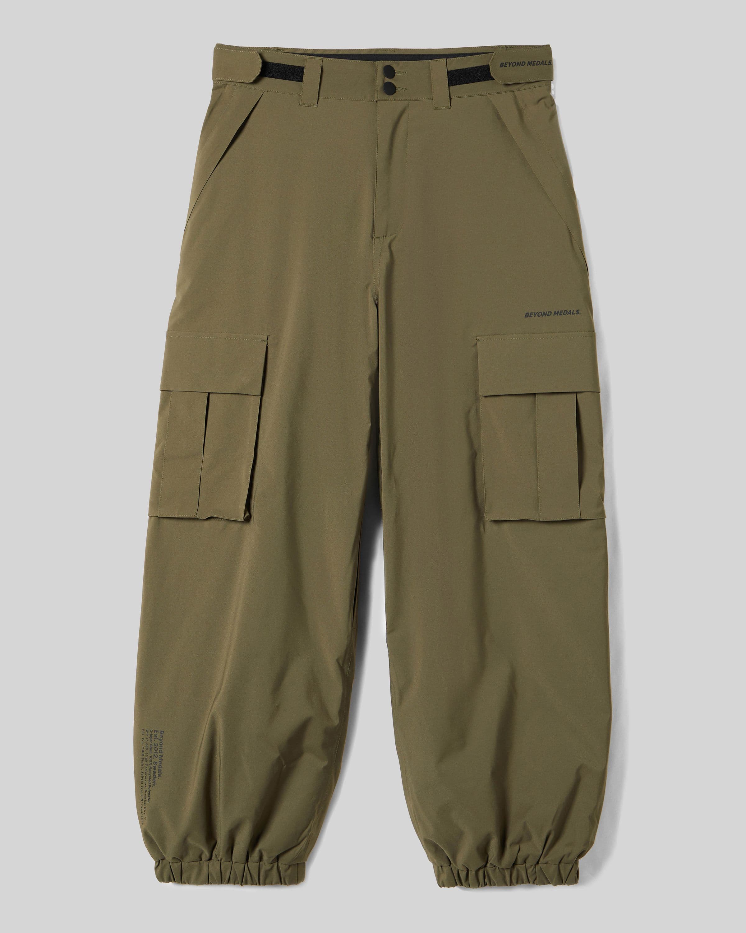 Beyond Medals cargo pants in green product image 2024 cargo pants front