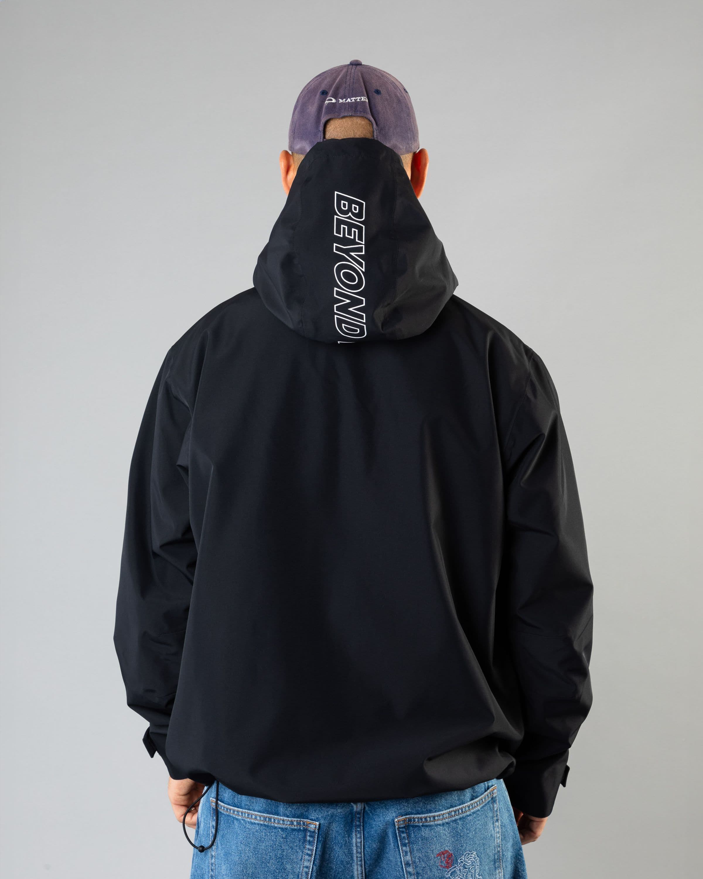 Outerwear clothing, the jacket in black worn by TOR LUNDSTRÖM, Beyond Medals, 2024, back