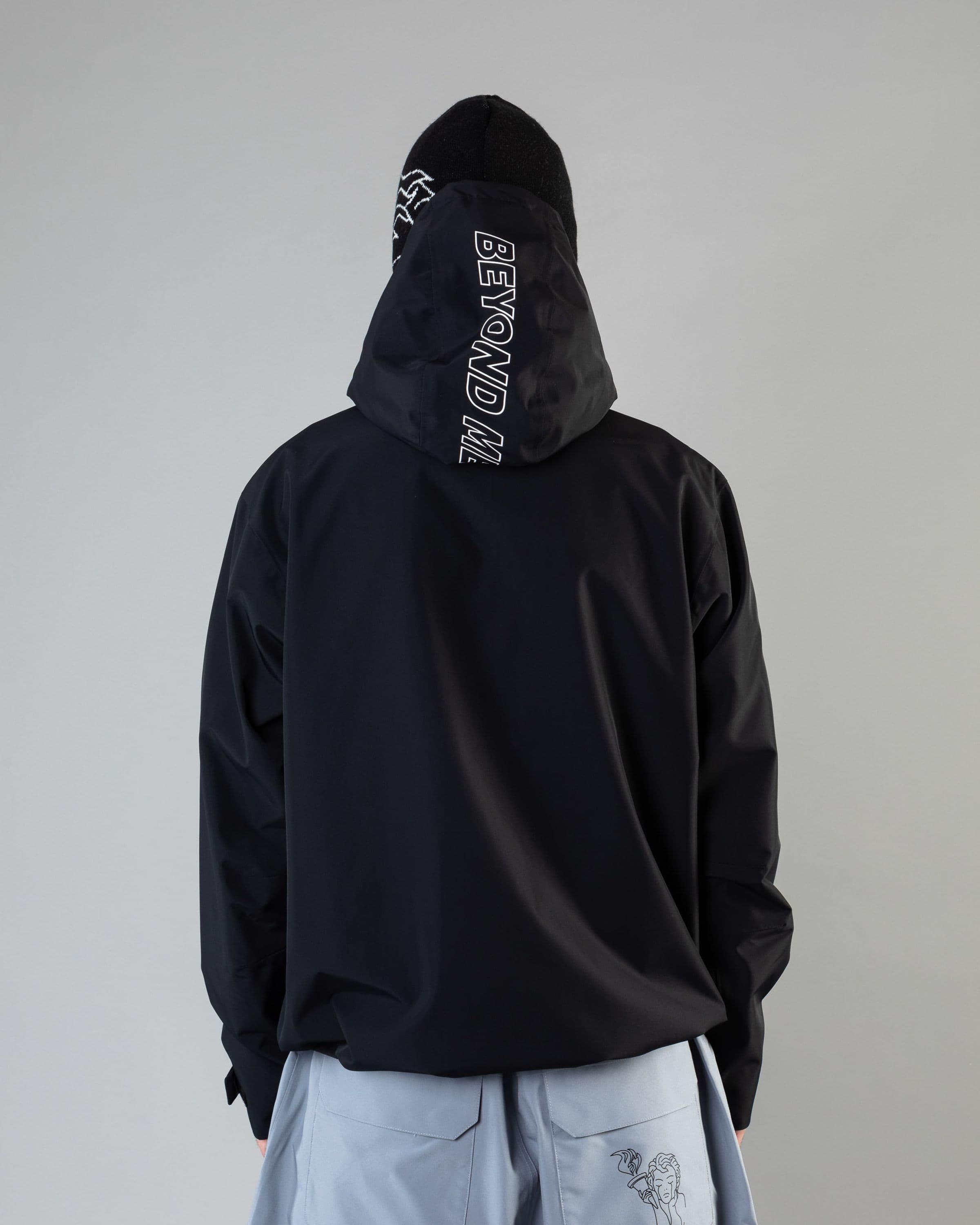 Outerwear clothing, the jacket in black worn by KEVIN BÄCKSTRÖM, Beyond Medals, 2024, back