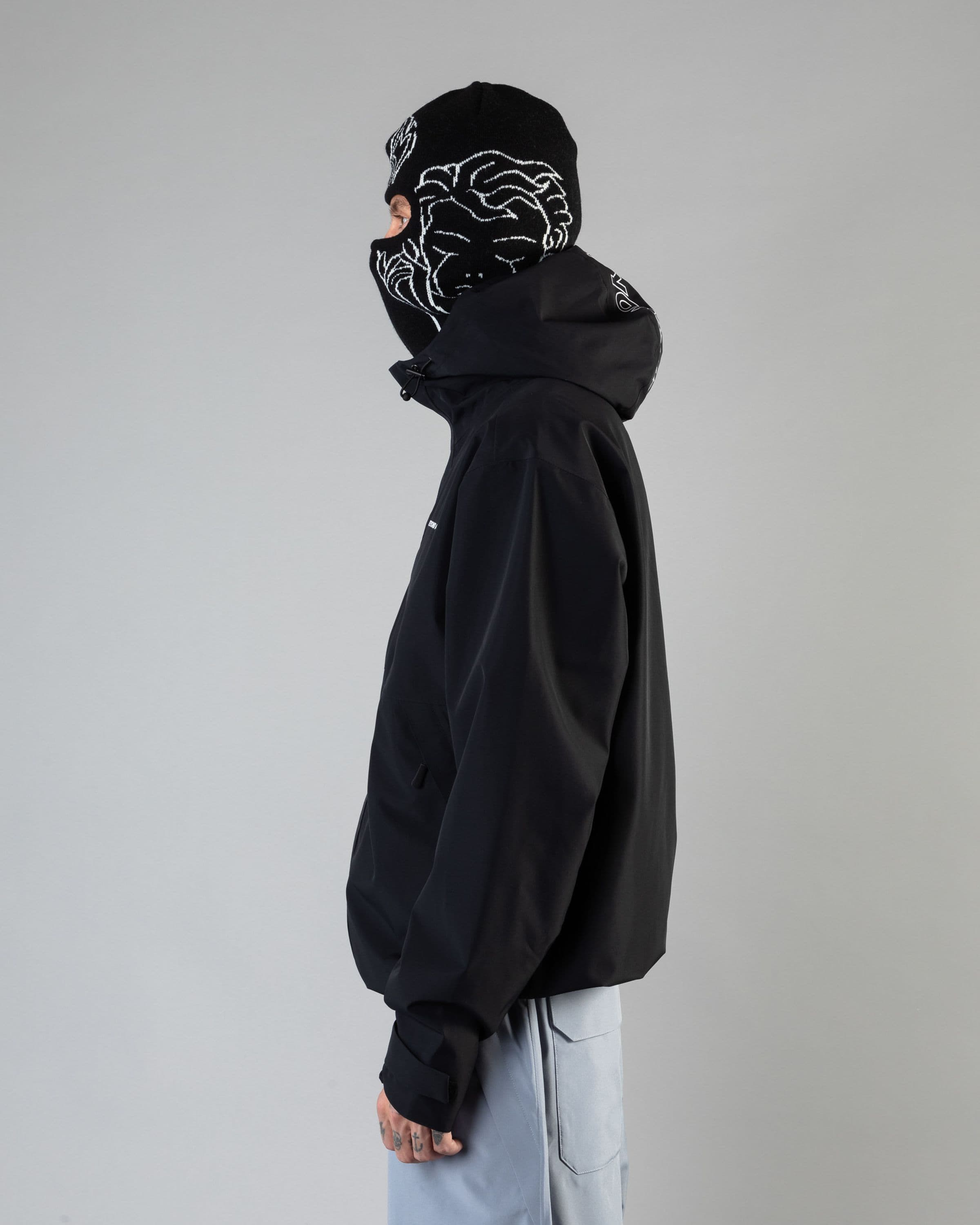 Outerwear clothing, the jacket in black worn by KEVIN BÄCKSTRÖM, Beyond Medals, 2024, side