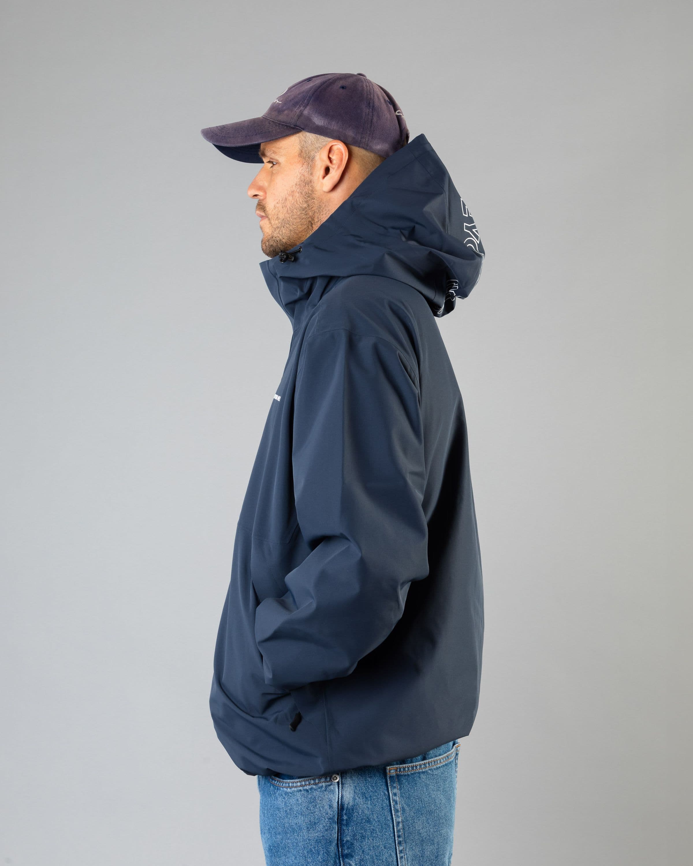 Outerwear clothing, the jacket in blue worn by TOR LUNDSTRÖM, Beyond Medals, 2024, side street