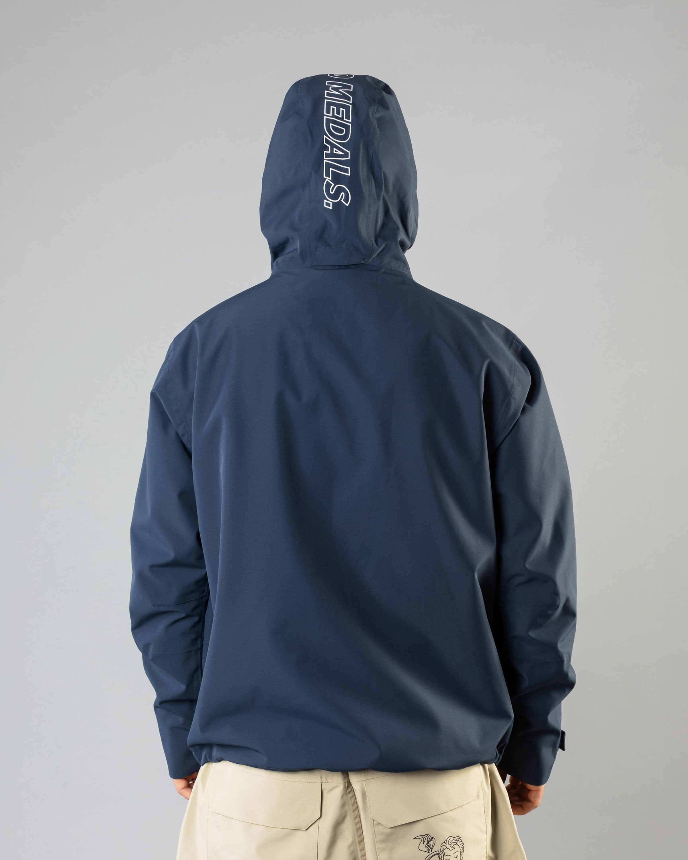 Outerwear clothing, the jacket in blue worn by TOR LUNDSTRÖM, Beyond Medals, 2024, back outer 2