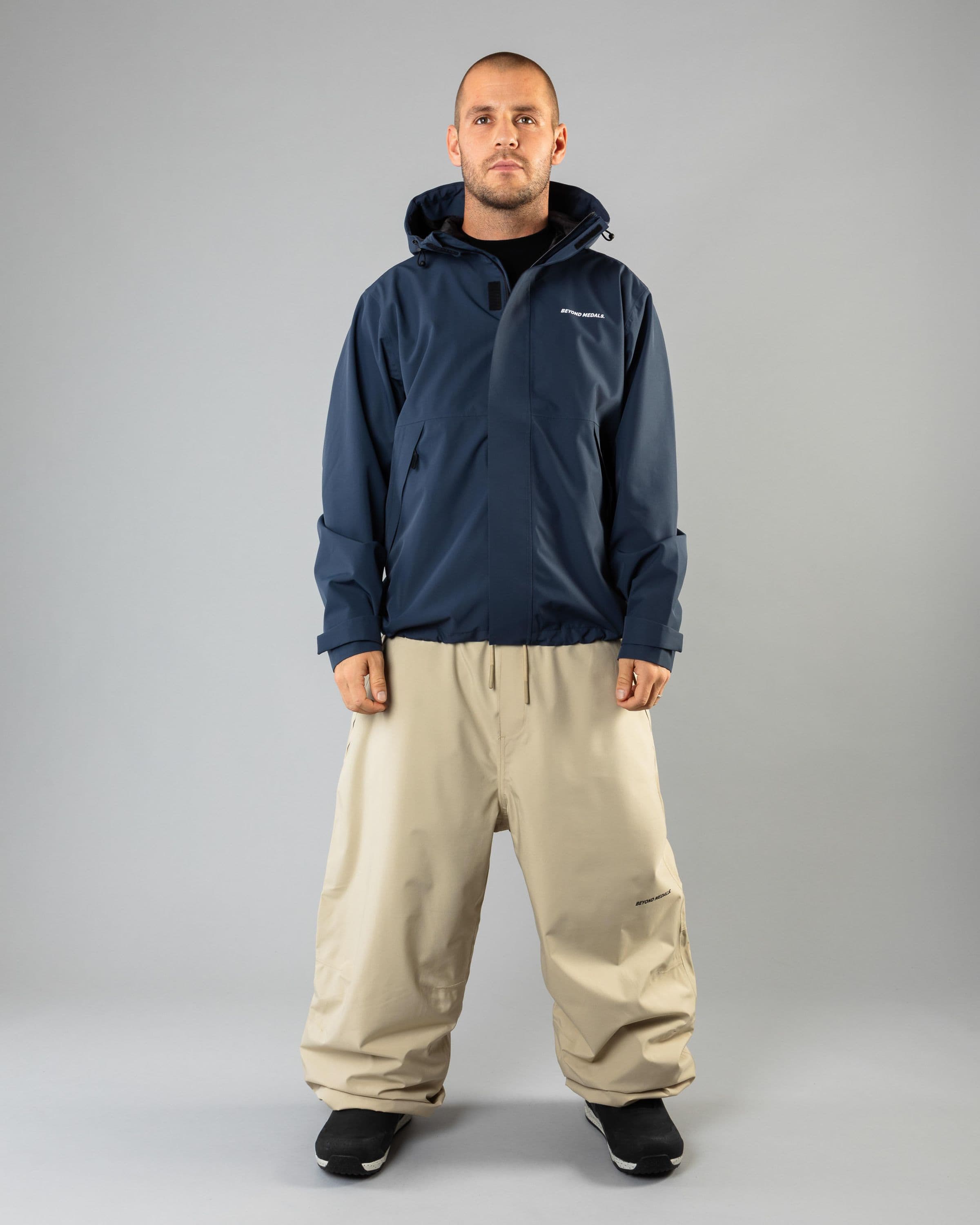 Outerwear clothing, the jacket in blue worn by TOR LUNDSTRÖM, Beyond Medals, 2024, full front outer2