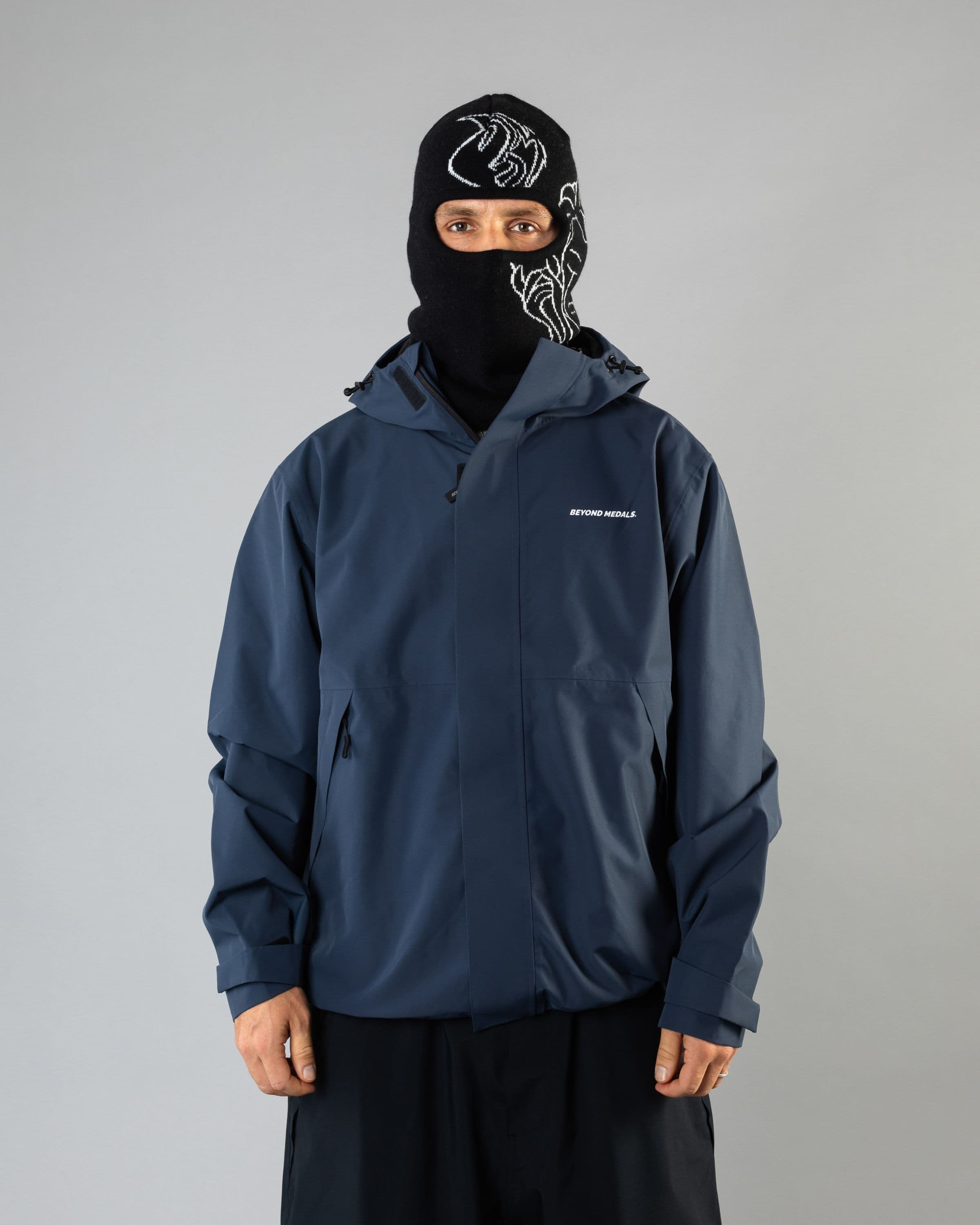 Outerwear clothing, the jacket in blue worn by TOR LUNDSTRÖM, Beyond Medals, 2024, front outer2