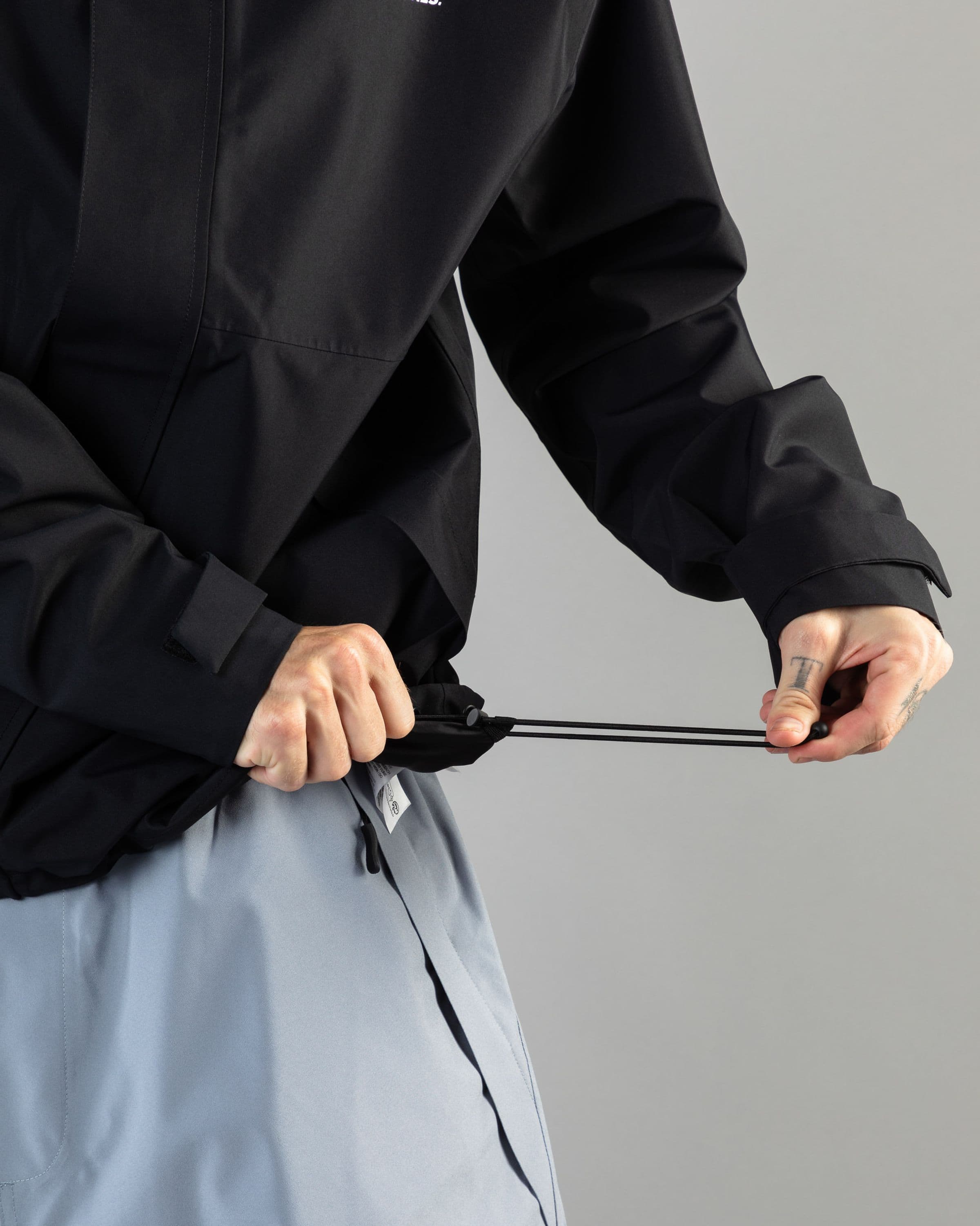 Outerwear clothing, the jacket in black worn by KEVIN BÄCKSTRÖM, Beyond Medals, 2024, detail3