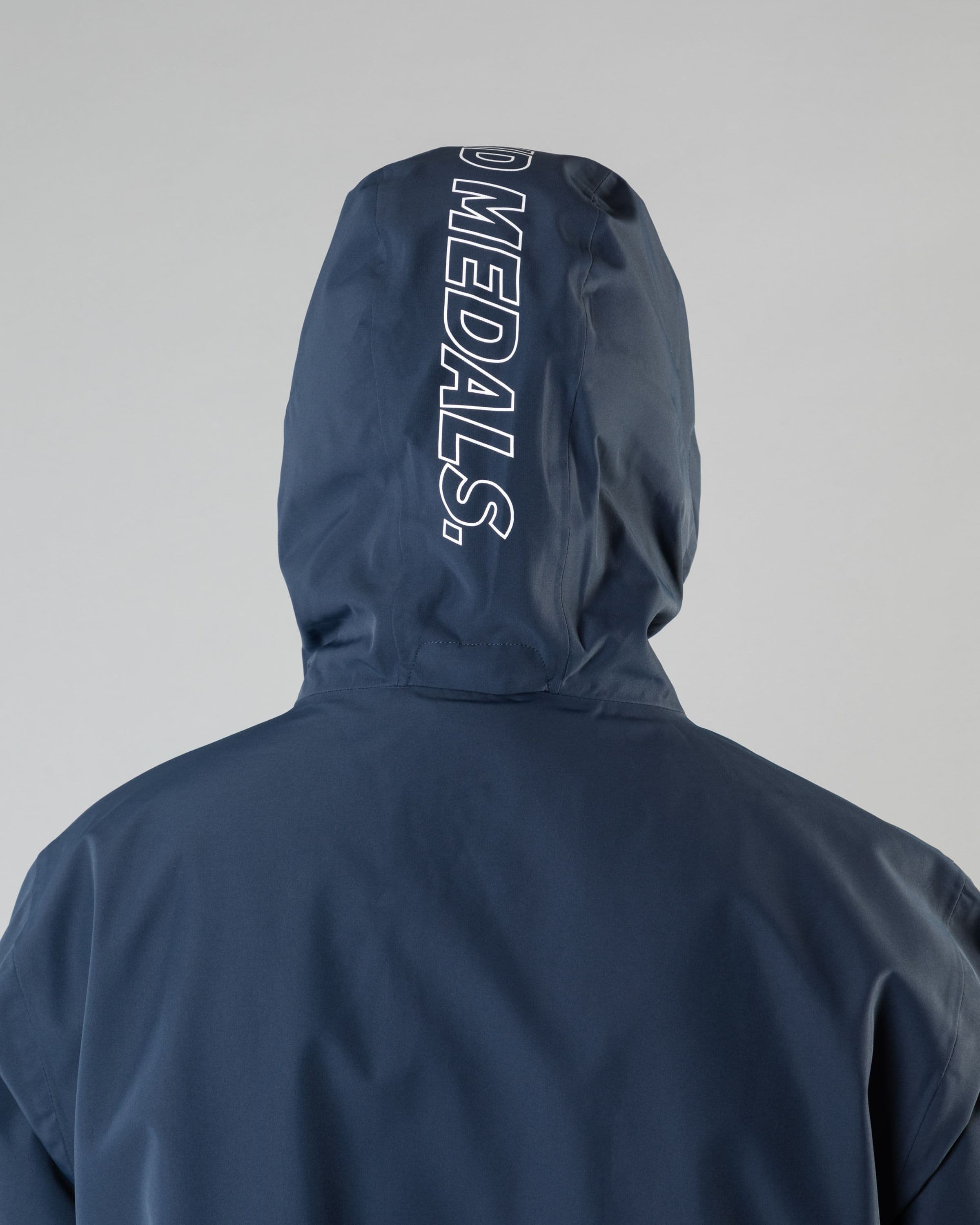 Outerwear clothing, the jacket in blue worn by TOR LUNDSTRÖM, Beyond Medals, 2024, detail1