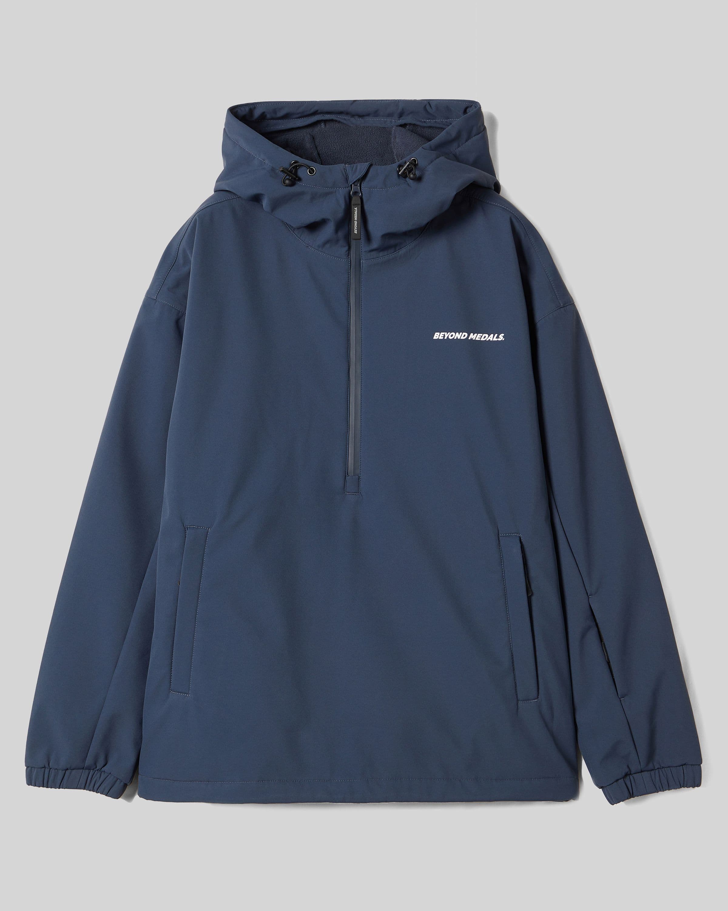 Beyond Medals softshell halfzip in blue product image 2024 softshell halfzip front