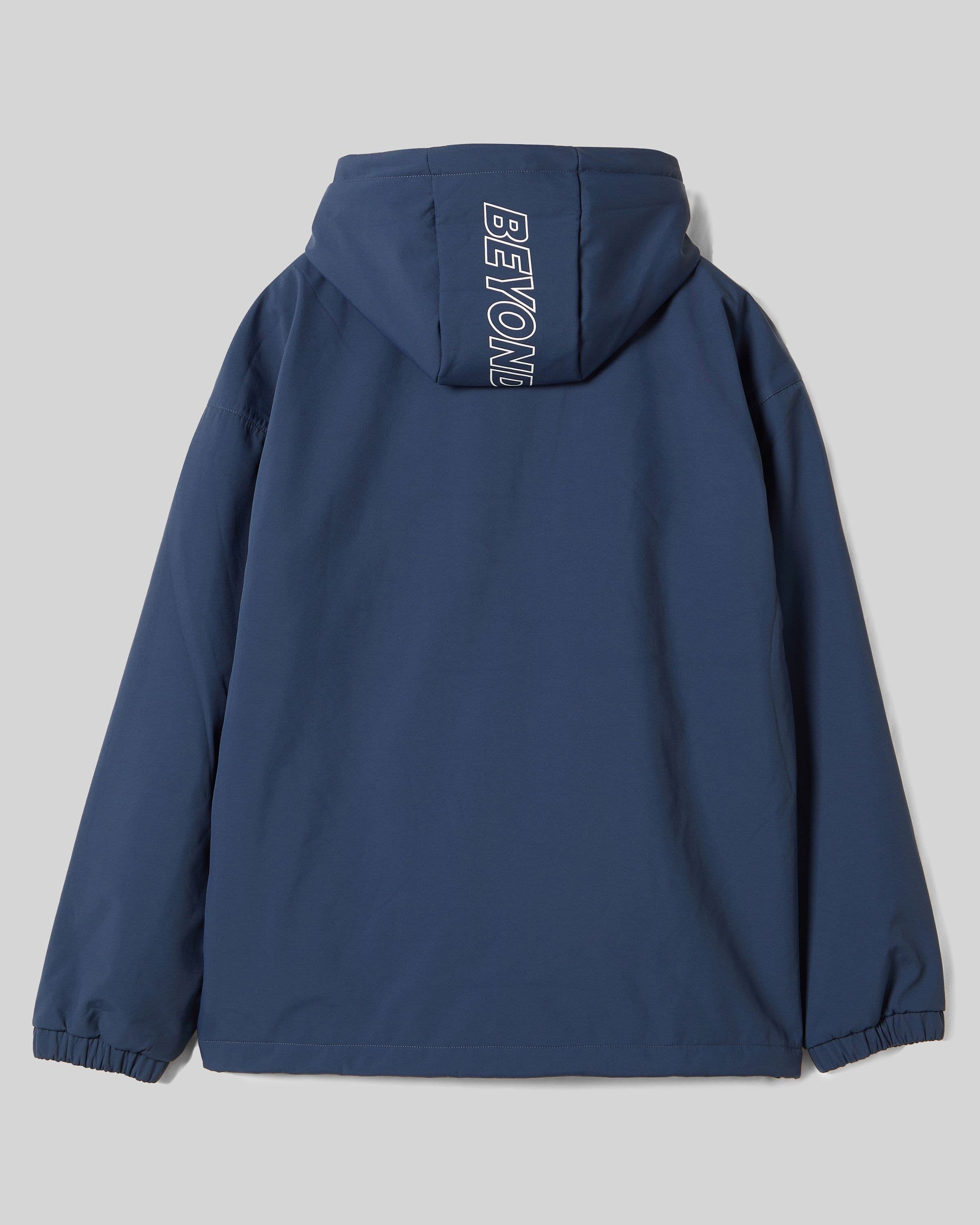 Beyond Medals softshell halfzip in blue product image 2024 softshell halfzip back