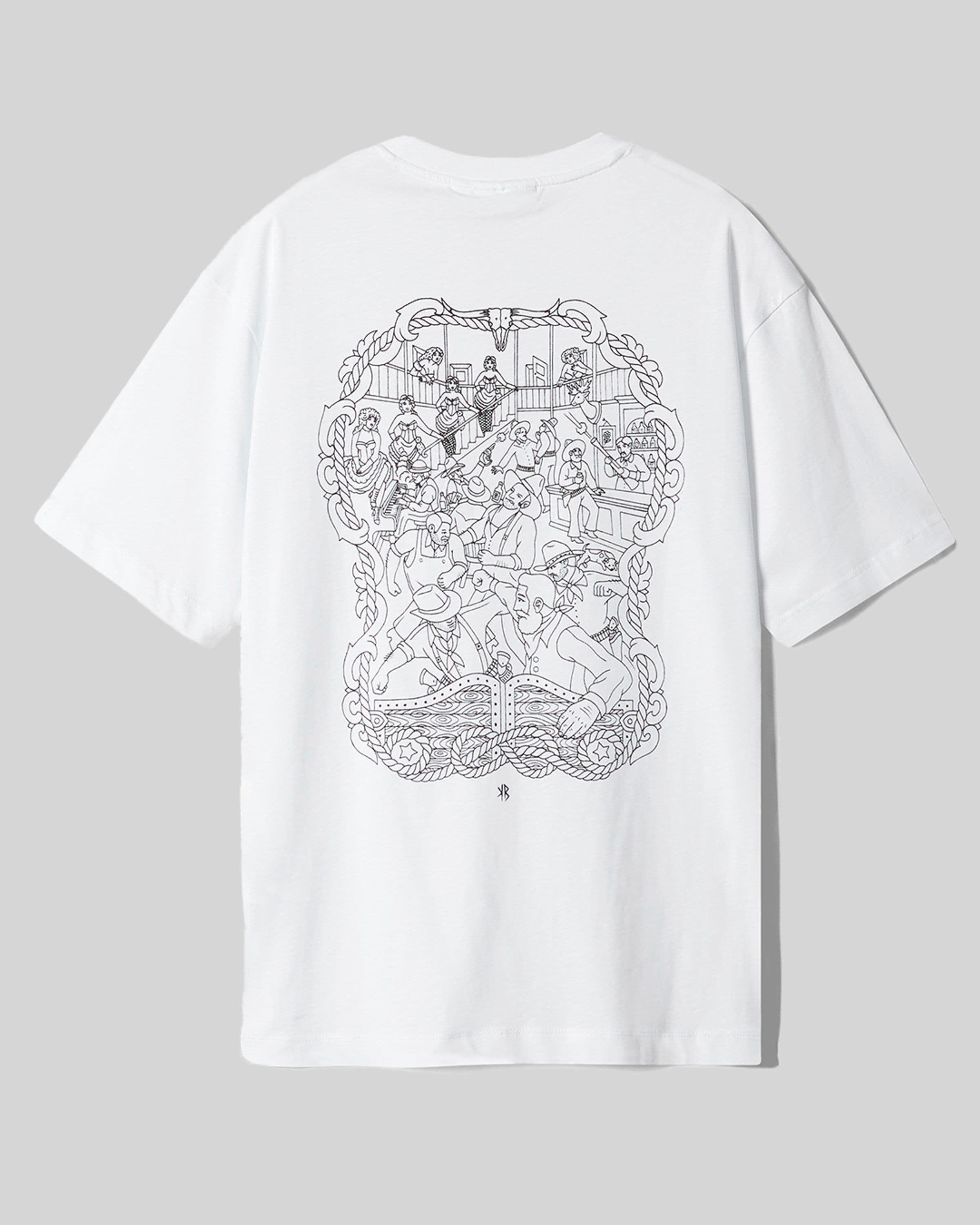 Beyond Medals baekkel tee in white product image 2024 baekkel tee back